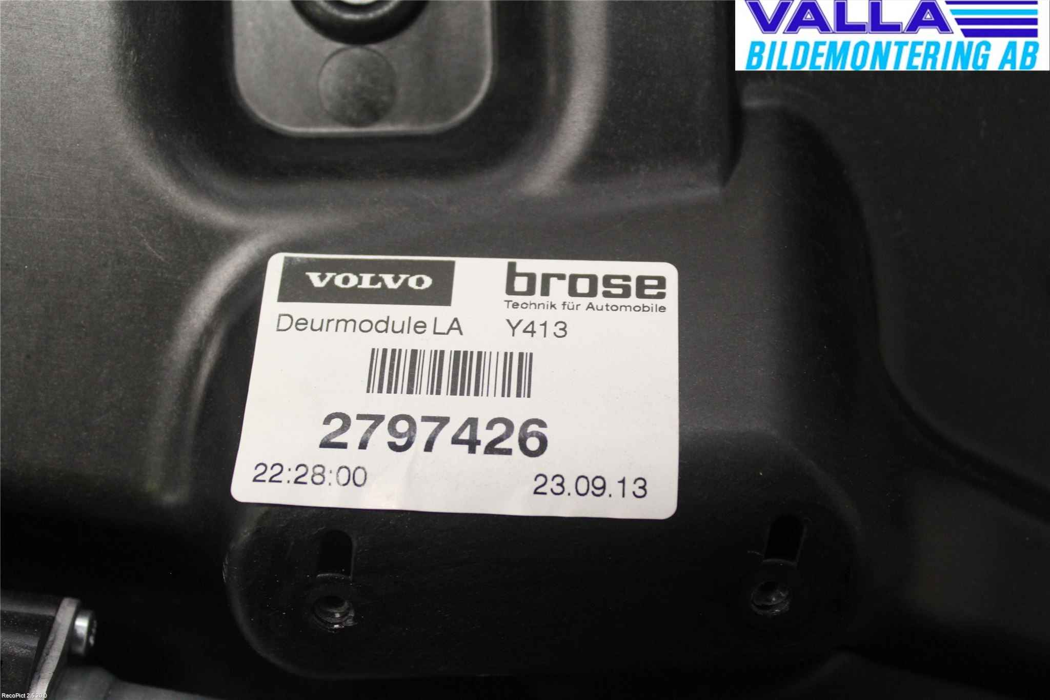 Volvo XC60 14-17 Fönsterhiss El Kompl