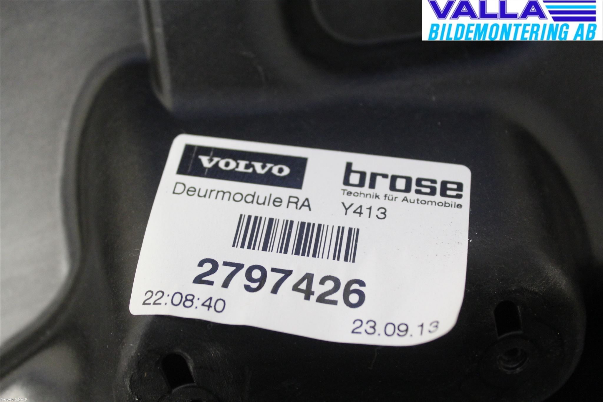 Volvo XC60 14-17 Fönsterhiss El Kompl