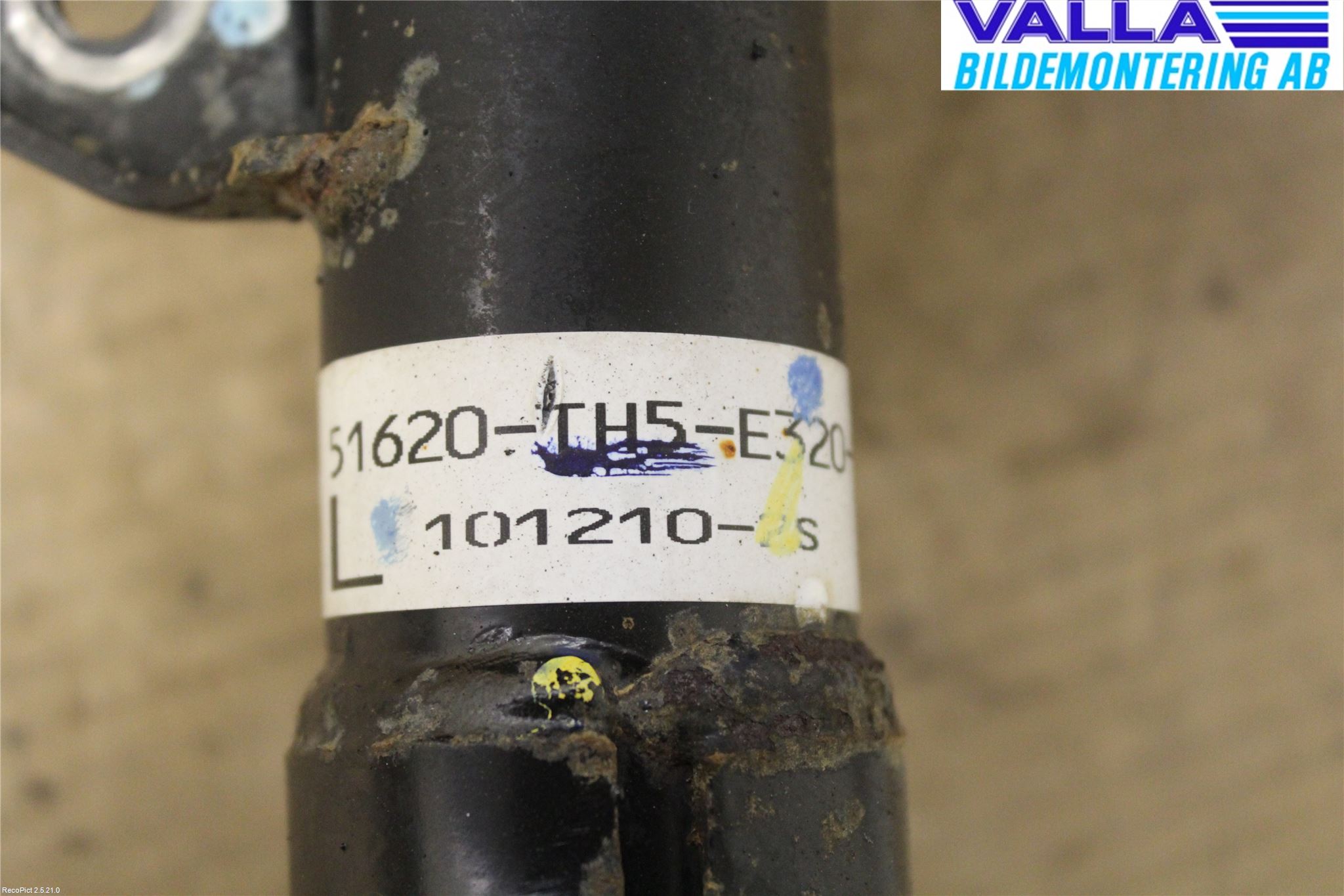 Honda JAZZ 08-14 Fjäderben Fram Vänster