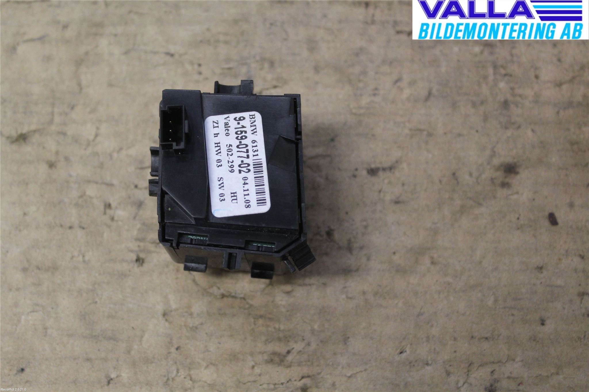 BMW 5 E60/61 Sed/Tou 02-10 Strömställare Stolvärme