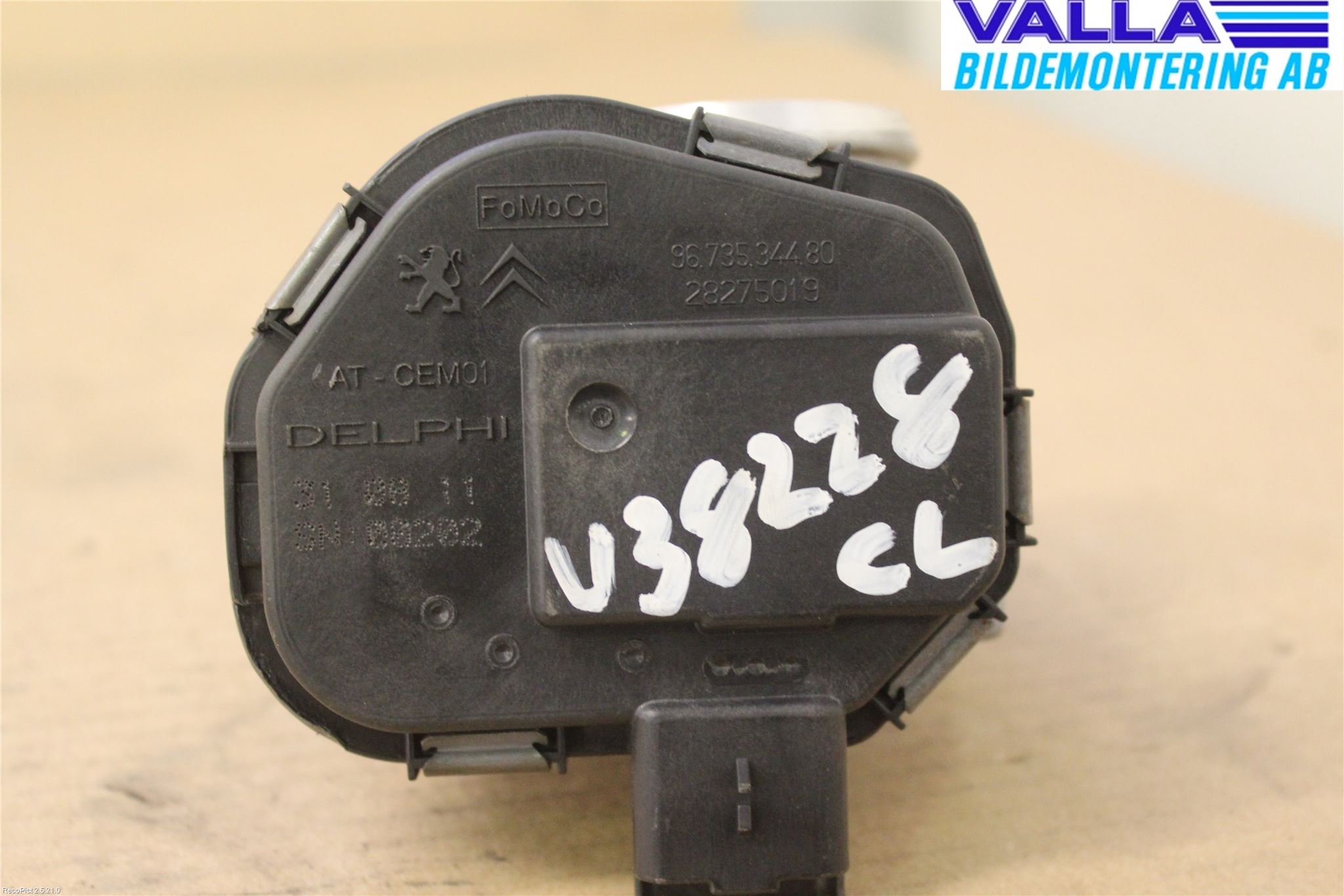 Volvo V70 08-13 Injspjällhus