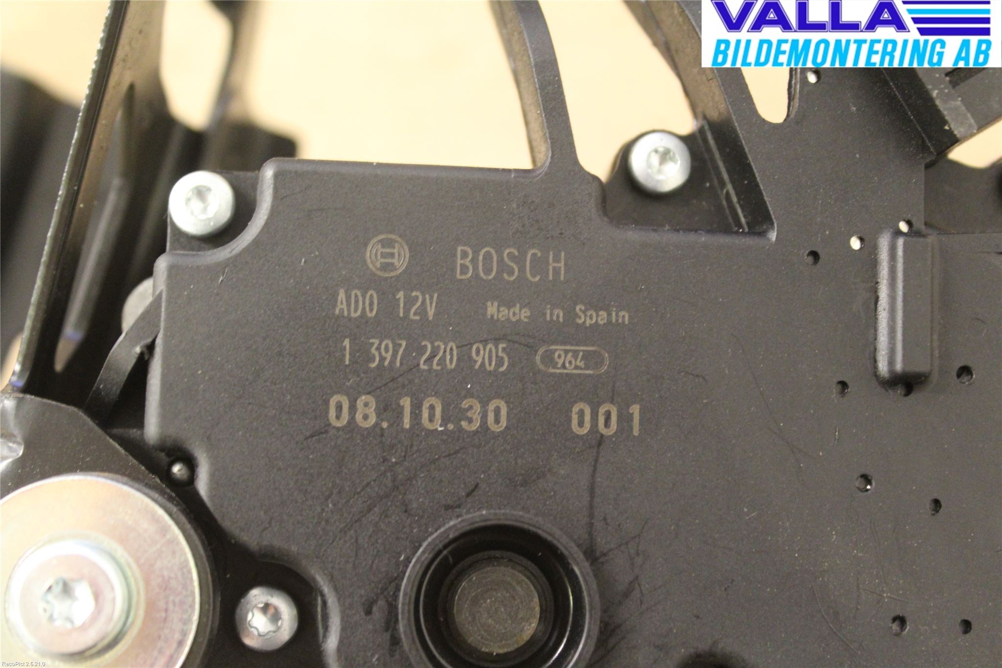 BMW 5 E60/61 Sed/Tou 02-10 Torkarmotor Baklucka