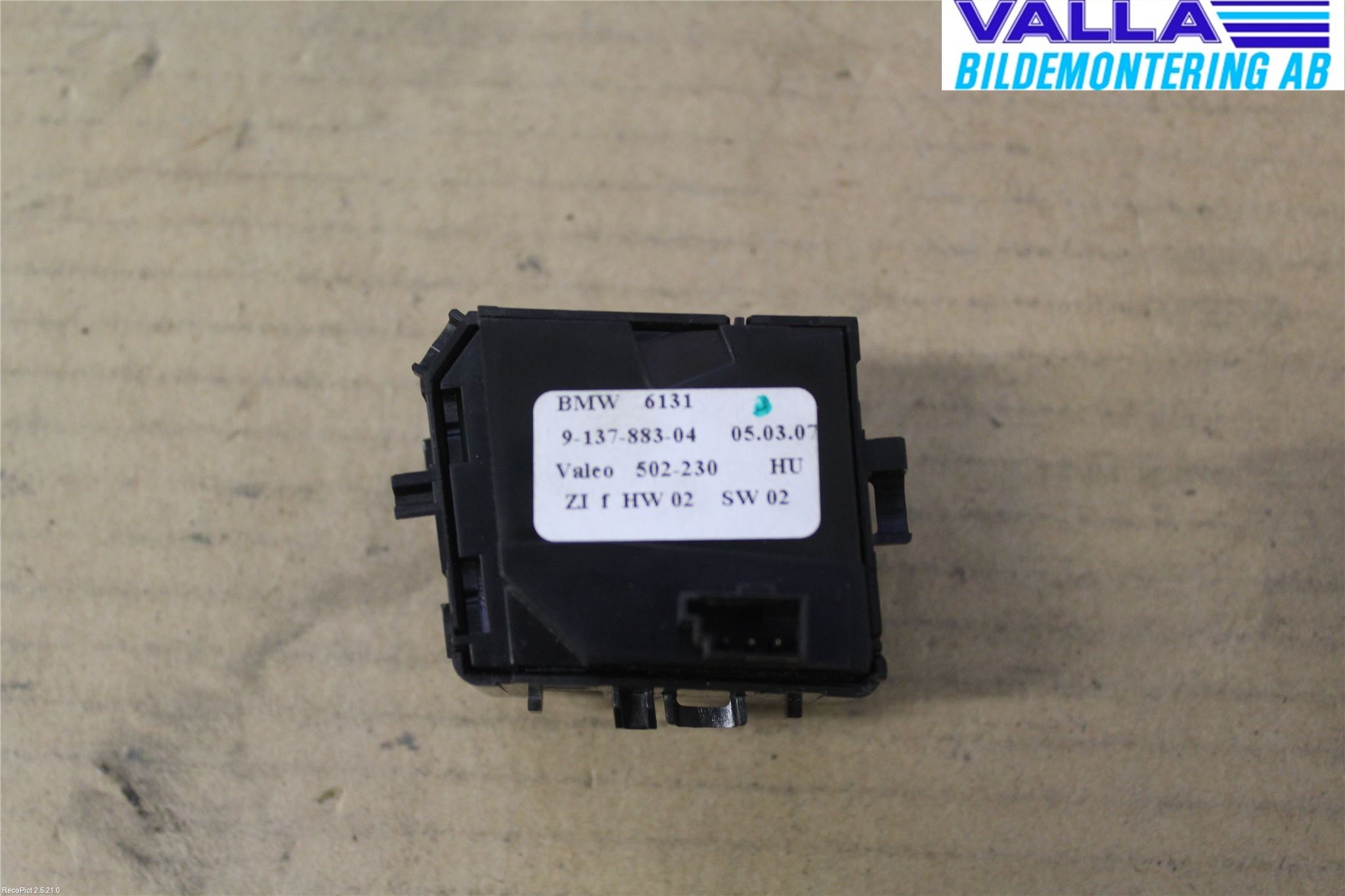 BMW 5 E60/61 Sed/Tou 02-10 Strömställare Stolvärme