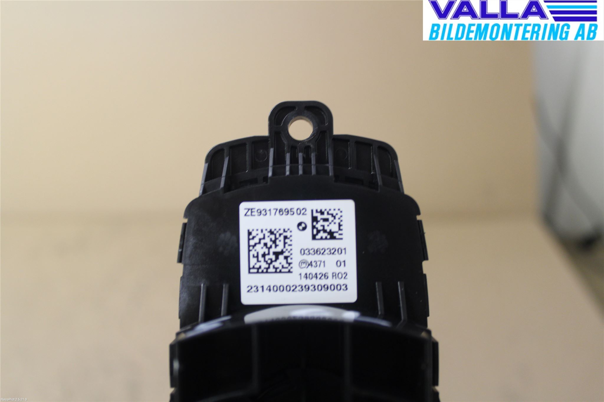 BMW 3 F30/F31/F80 12-19 Strömställare Färddator