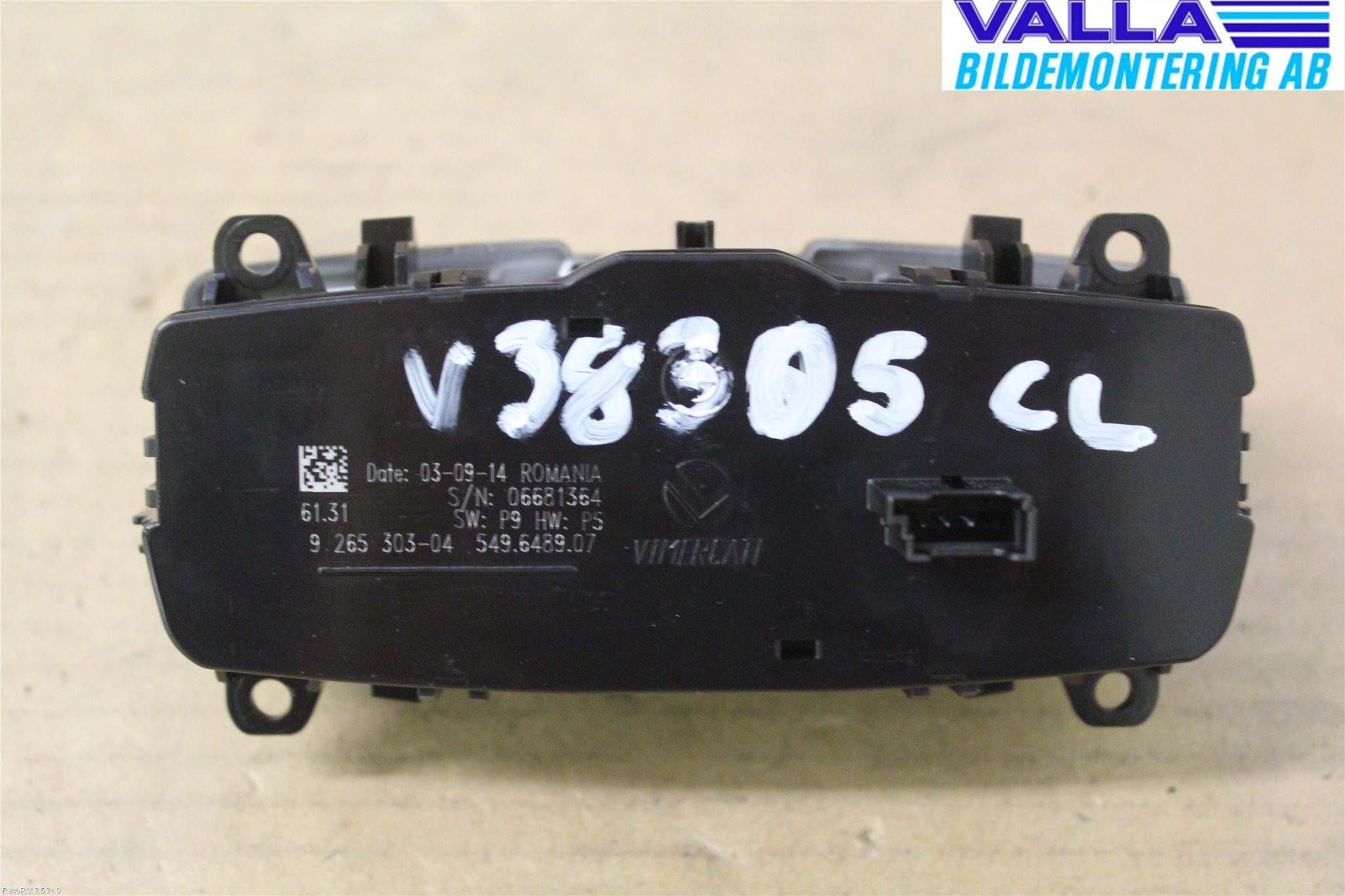 BMW 3 F30/F31/F80 12-19 Strömställare Ljus