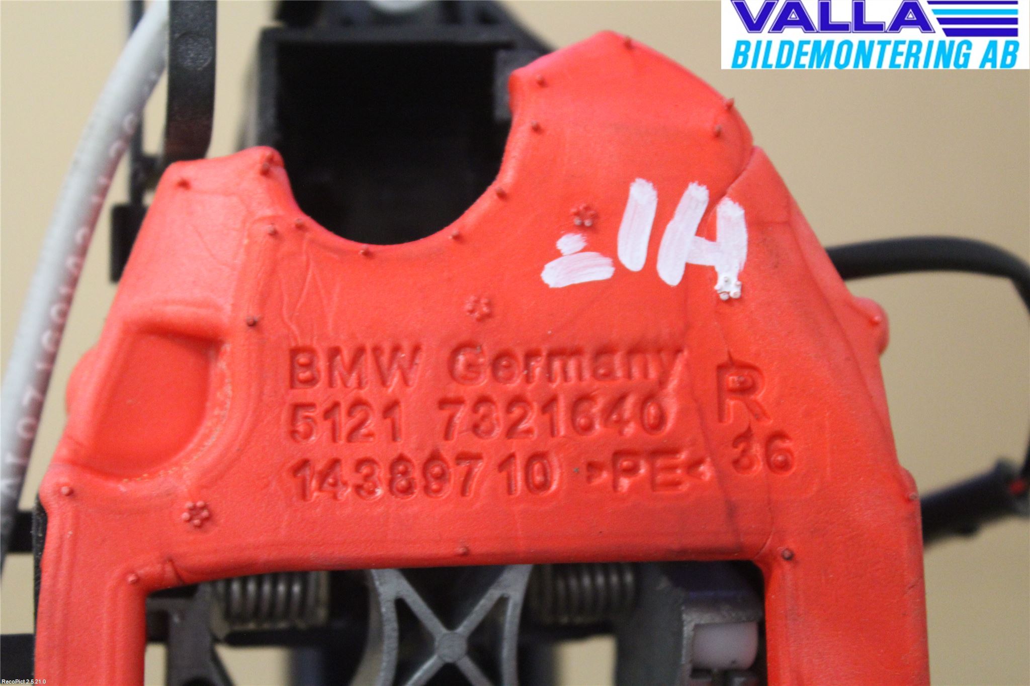 BMW 3 F30/F31/F80 12-19 Dörrhandtag Yttre Hö