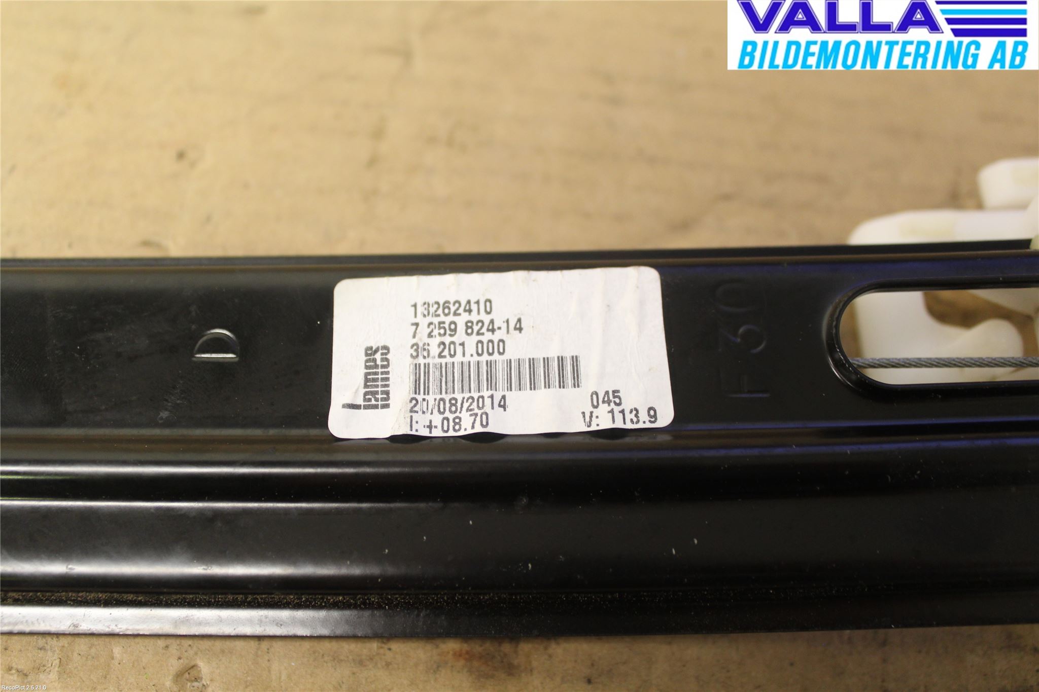 BMW 3 F30/F31/F80 12-19 Fönsterhiss El Kompl