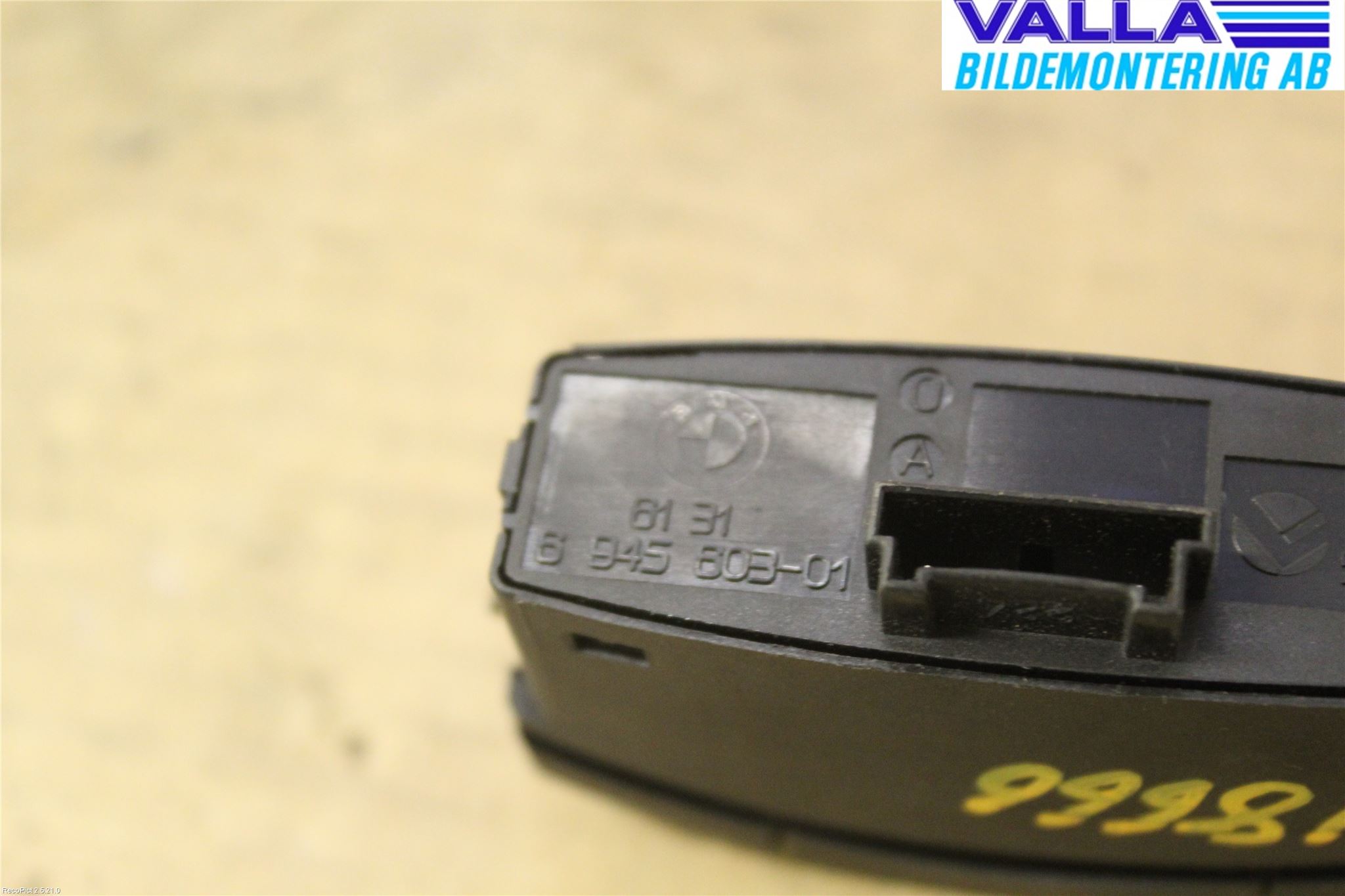 BMW 1 E87/81 5D/3D 03-11 Strömställare Varnings