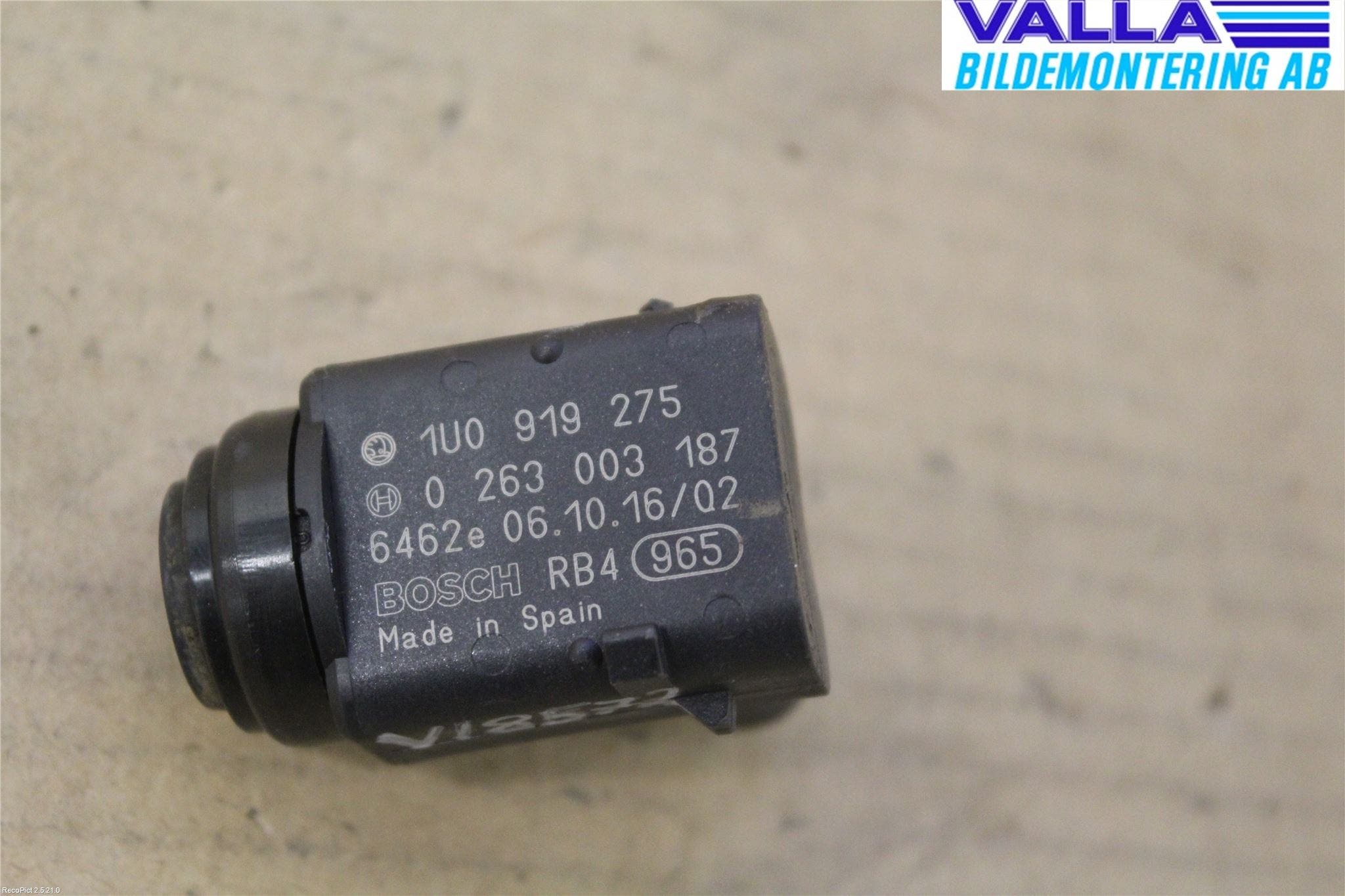 Volkswagen VW TOURAN 03-10 Parkeringshjälp Backsensor