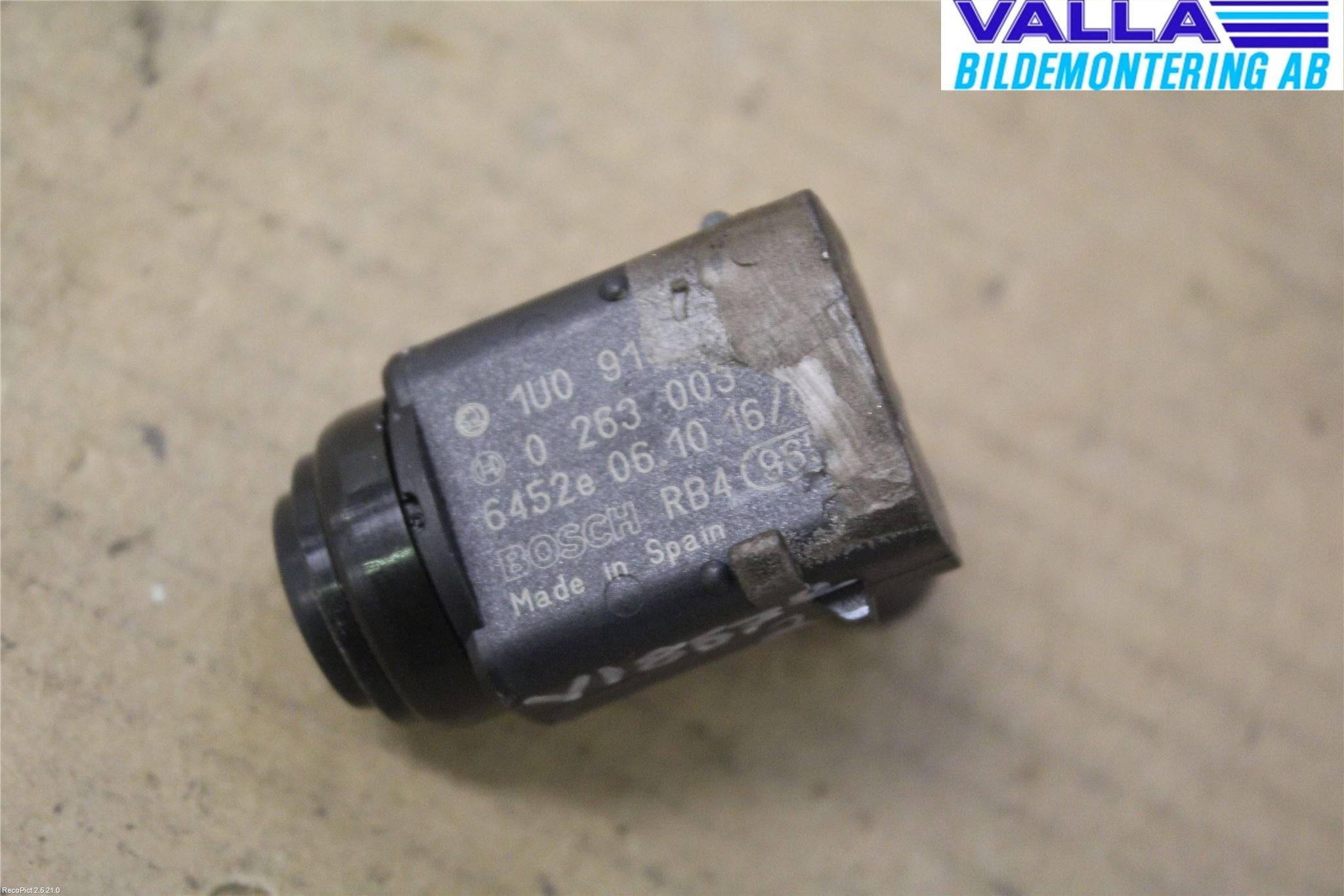 Volkswagen VW TOURAN 03-10 Parkeringshjälp Backsensor