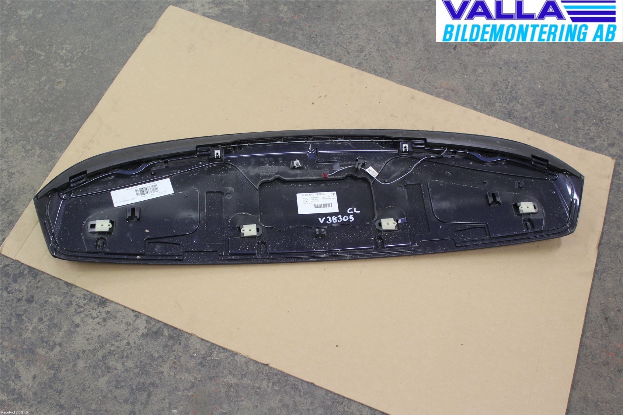 BMW 3 F30/F31/F80 12-19 Spoiler Baklucka