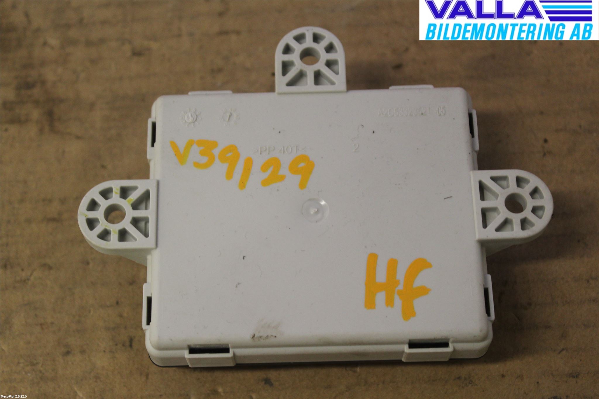 Volvo V60 14-18 Styrenhet Dörr