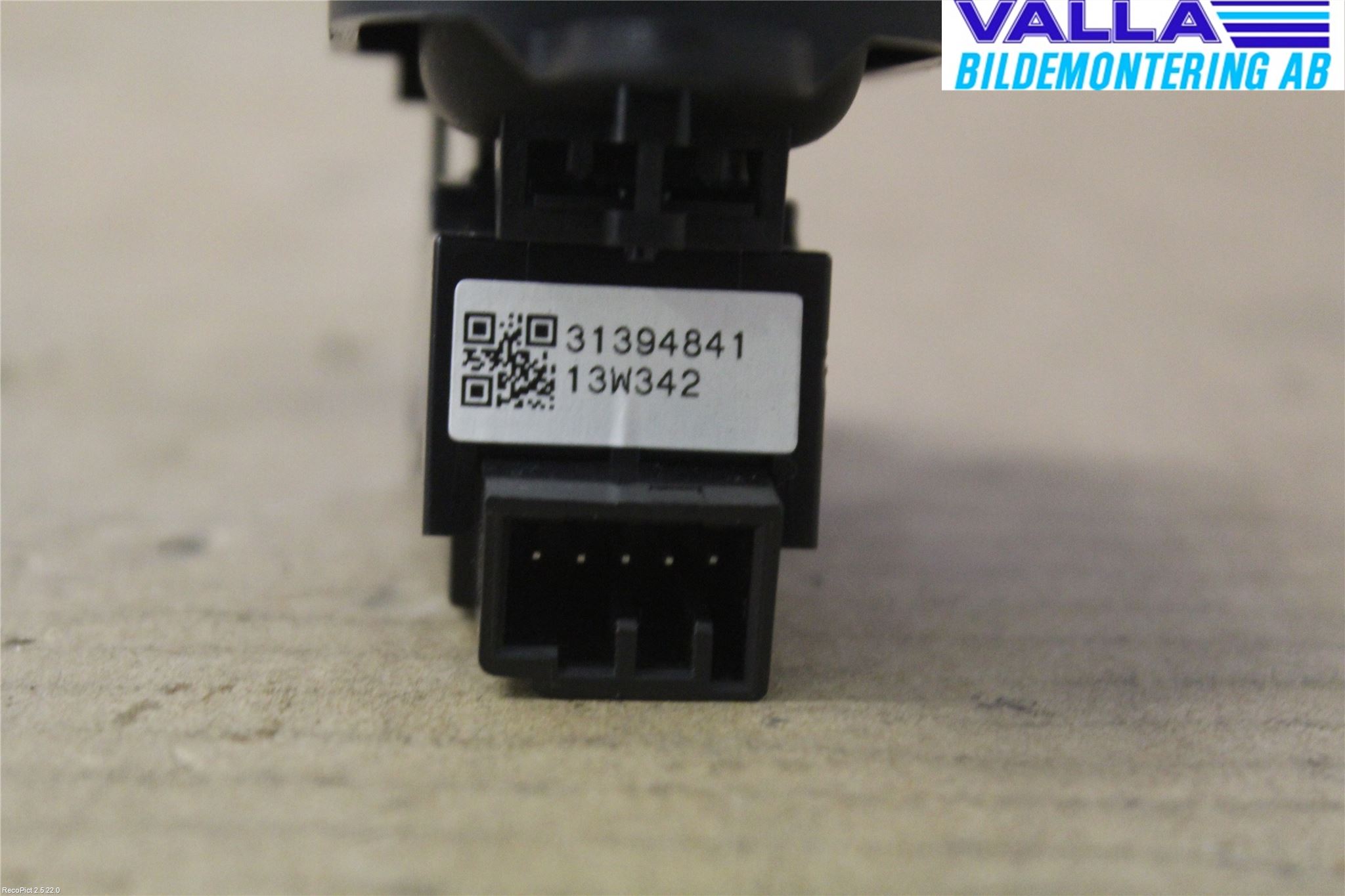 Volvo V60 14-18 Strömställare Elhiss