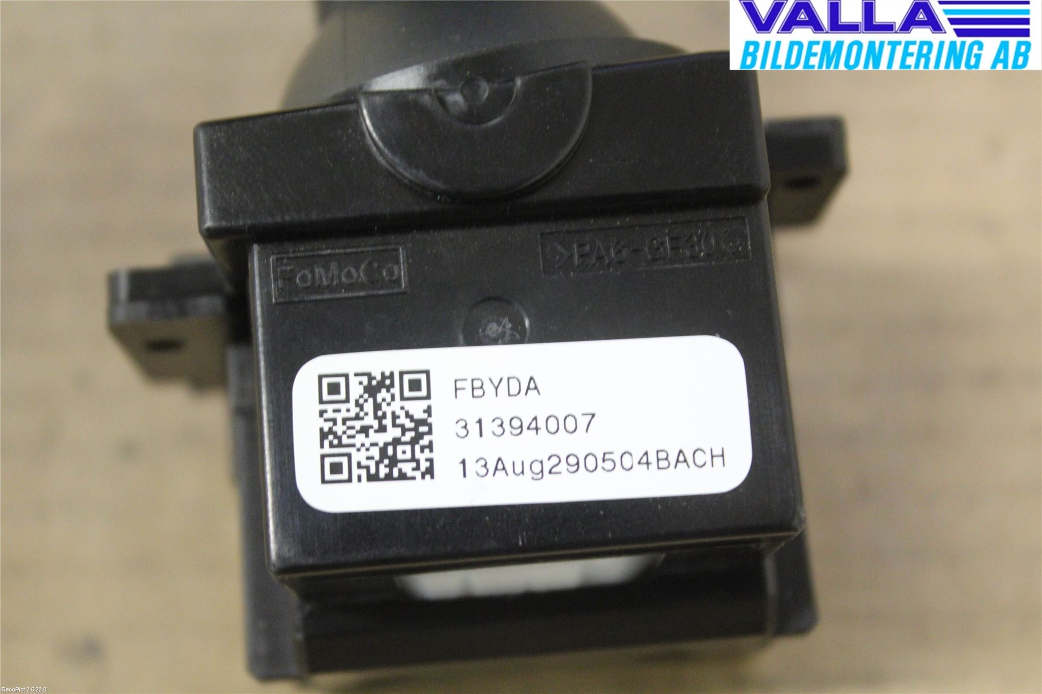 Volvo V60 14-18 Spak Torkar-Spolomk