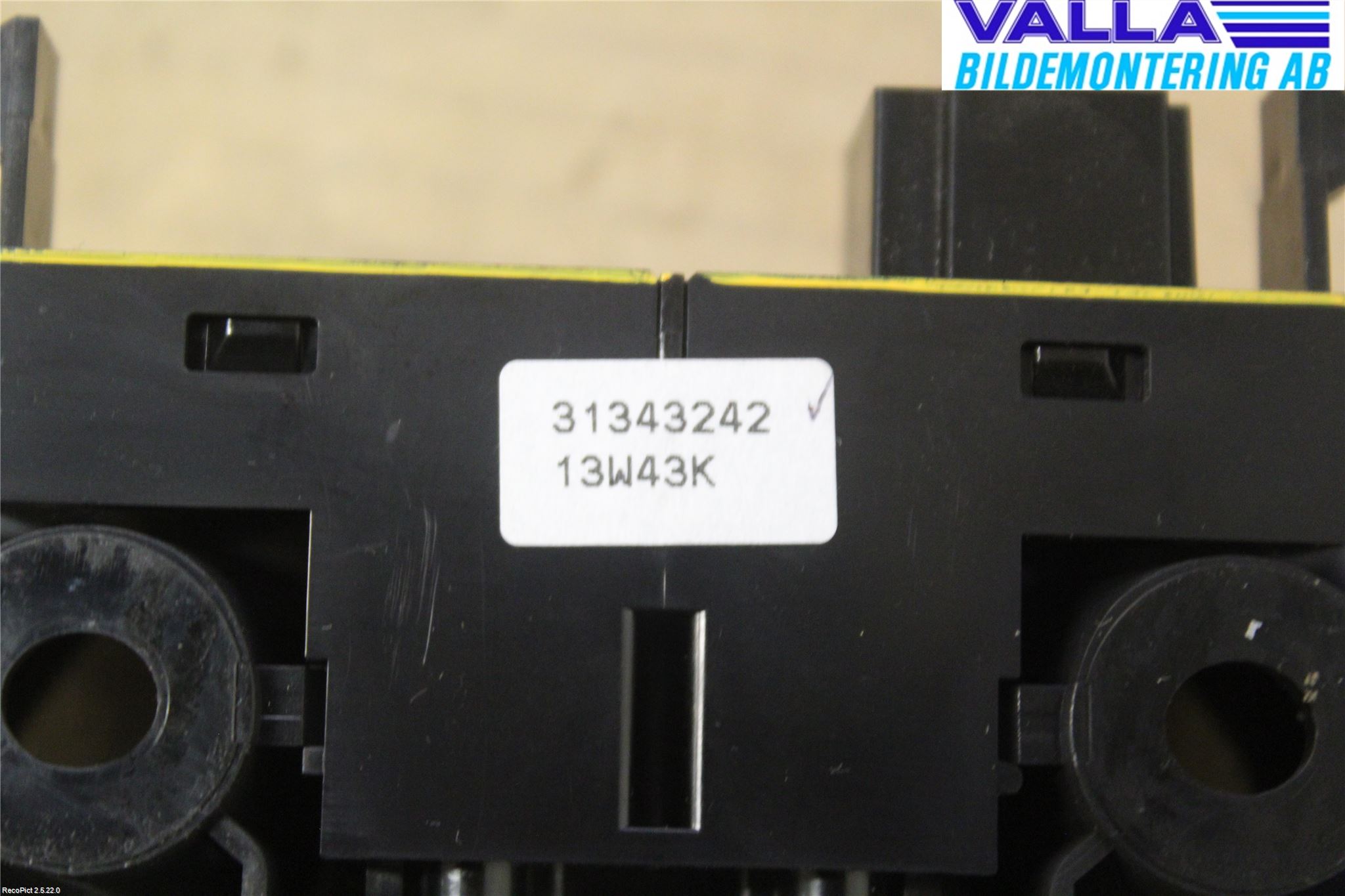 Volvo V60 14-18 Strömställare Parkeringsbroms