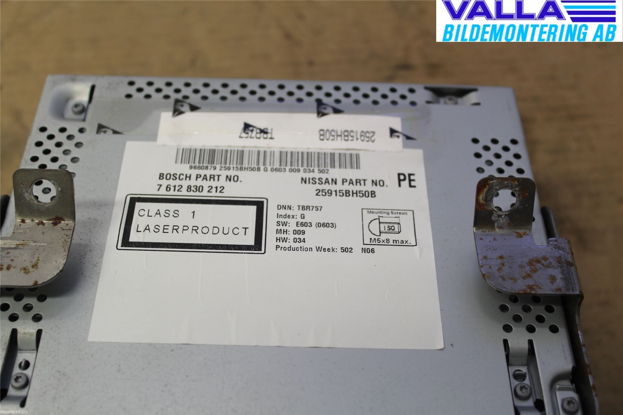 Nissan NOTE E11 06-14 Cd Radio - Multimediapanel