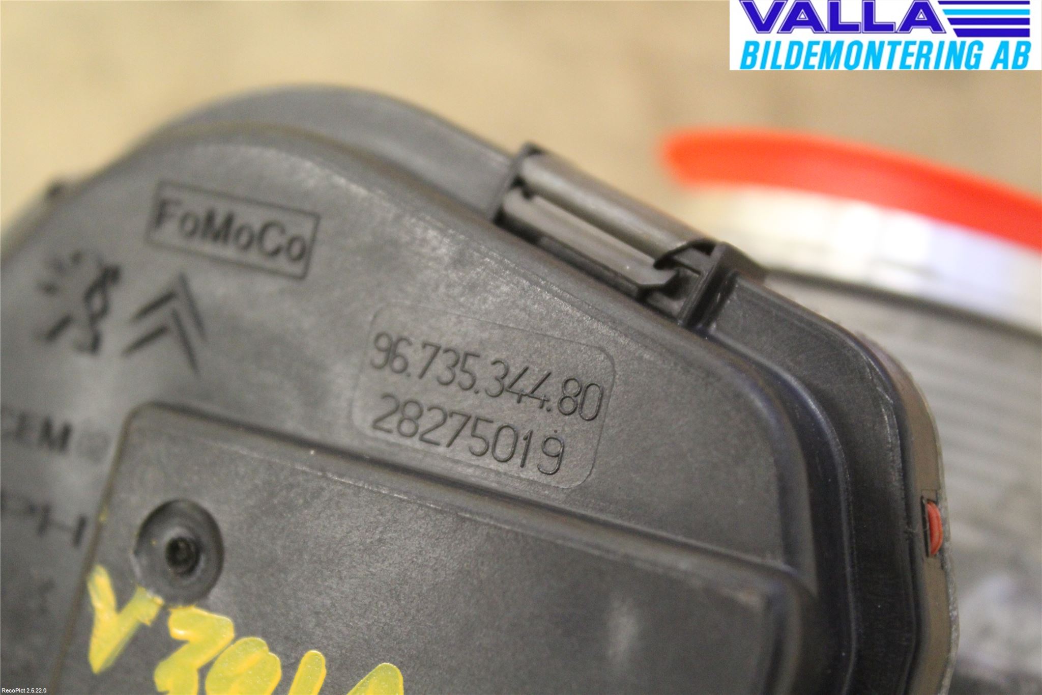 Volvo V60 14-18 Injspjällhus