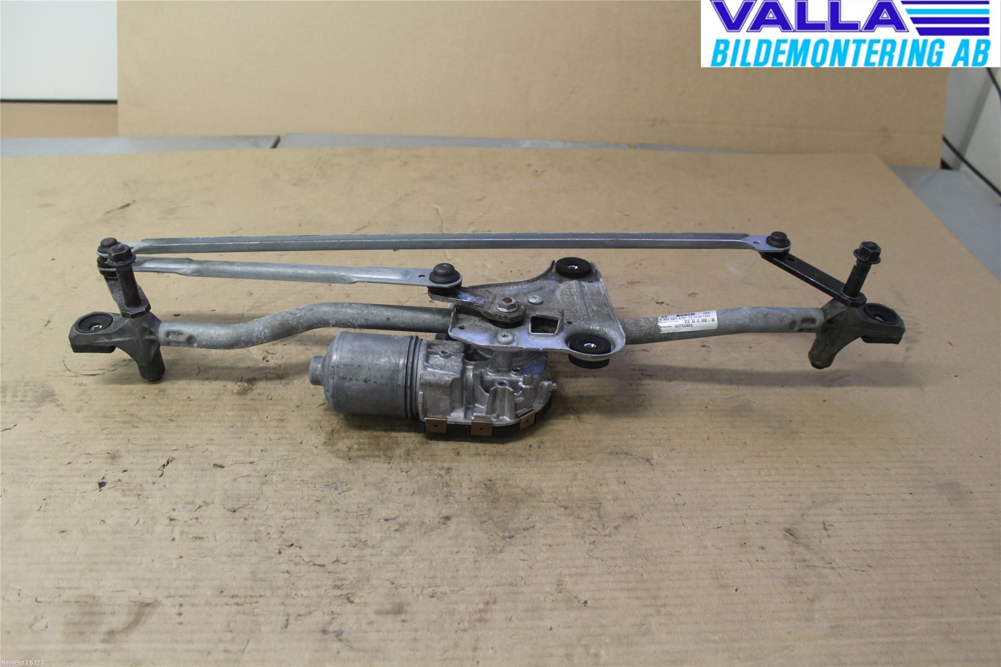 Volvo V60 14-18 Torkarmekanism Vindruta