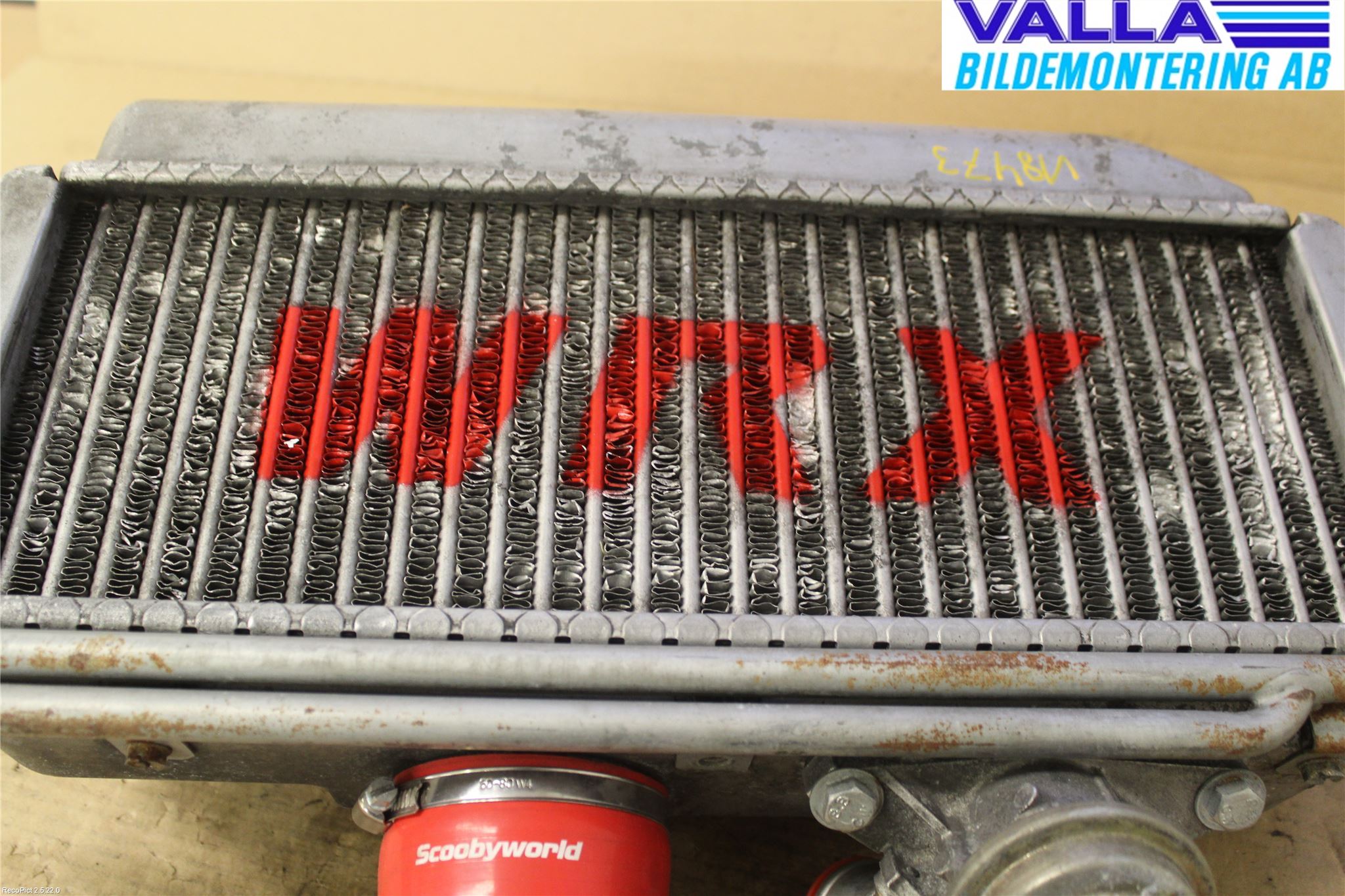 Subaru IMPREZA II  01-02 Laddluft-Intercooler Kyl