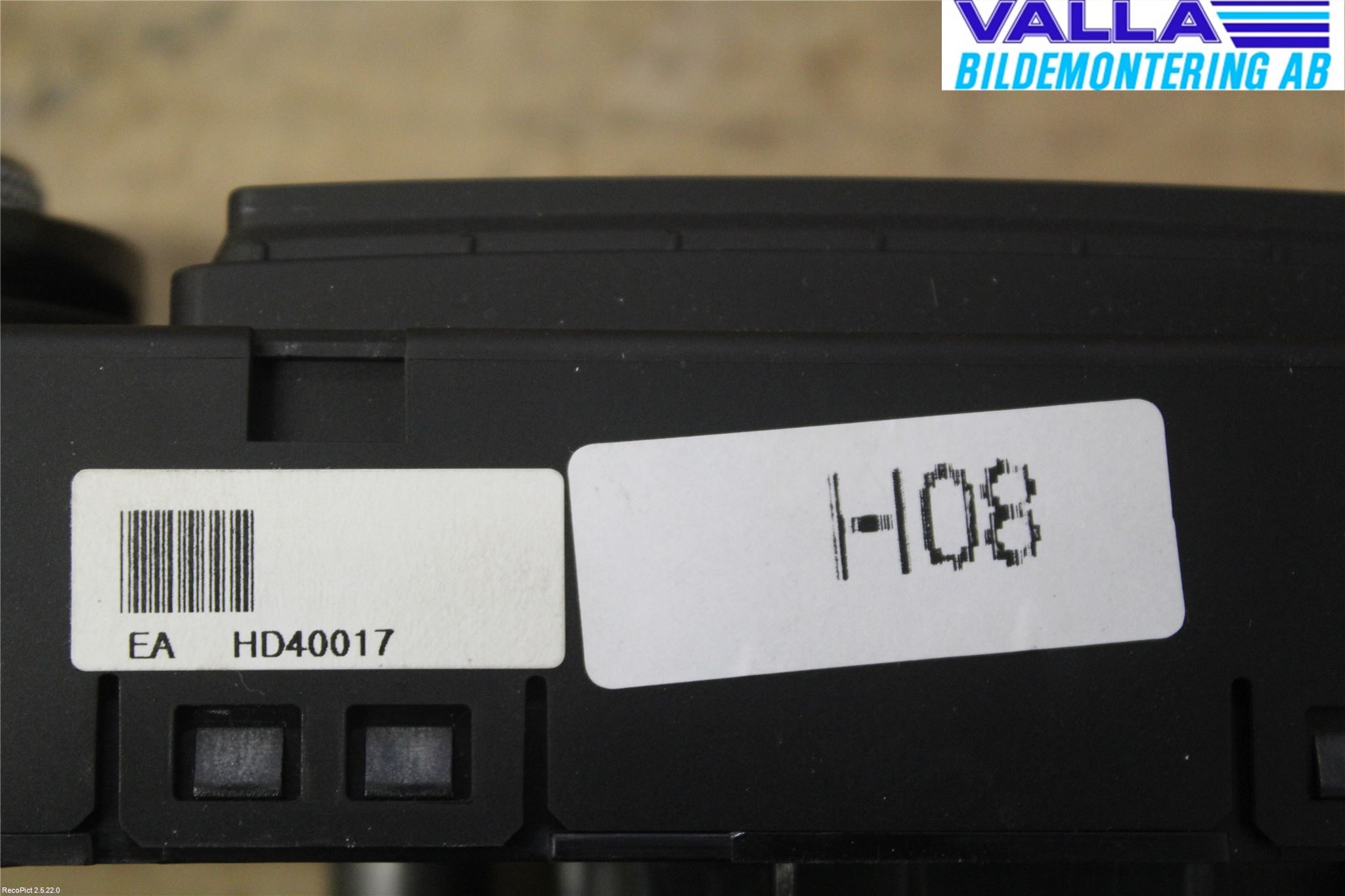 Hyundai i20 PB 09-14 Värmereglage