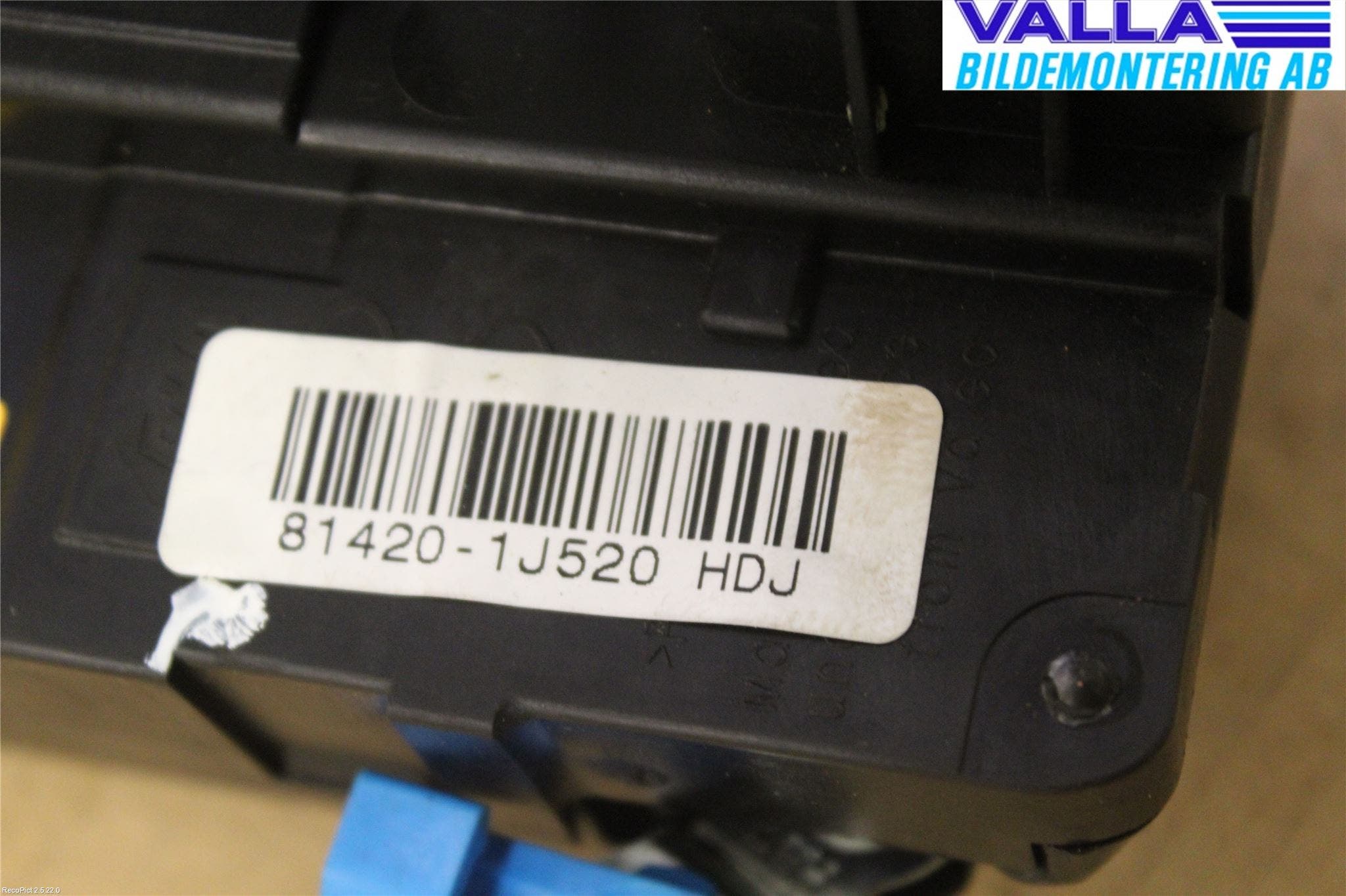 Hyundai i20 PB 09-14 Låskista-Dörrlås