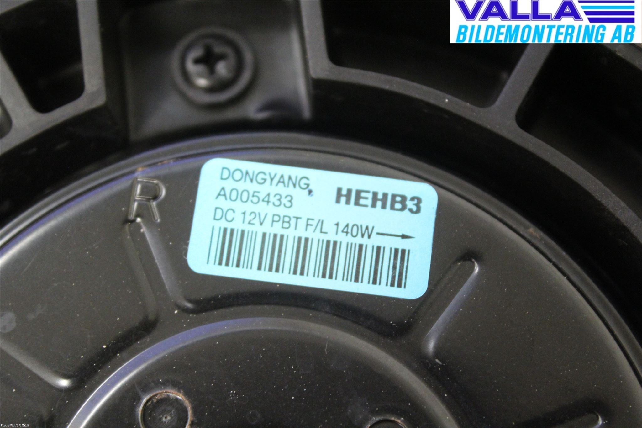 Hyundai i20 PB 09-14 Kylfläkt El