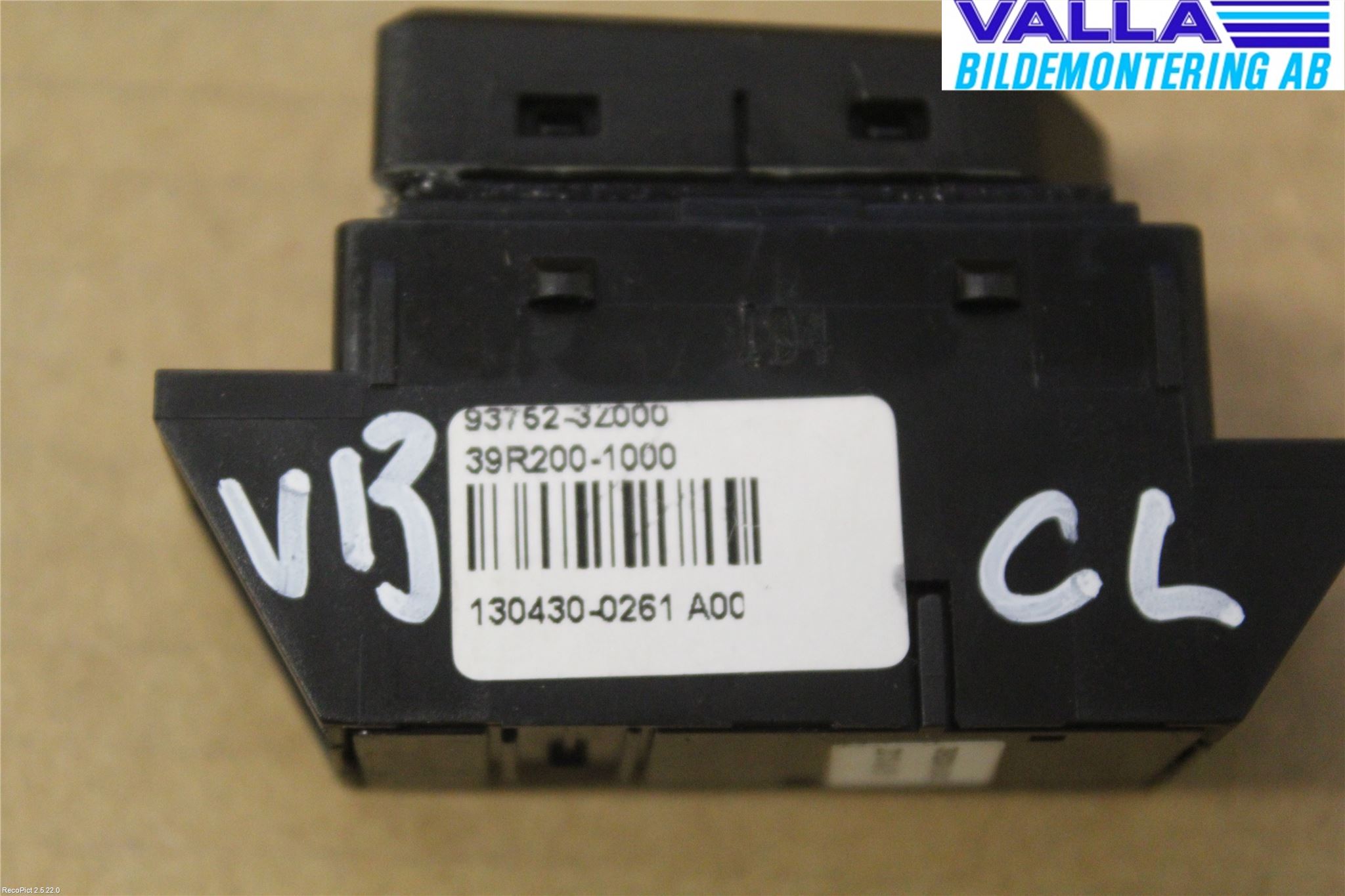 Hyundai i40 08-15 Strömställare Stolvärme