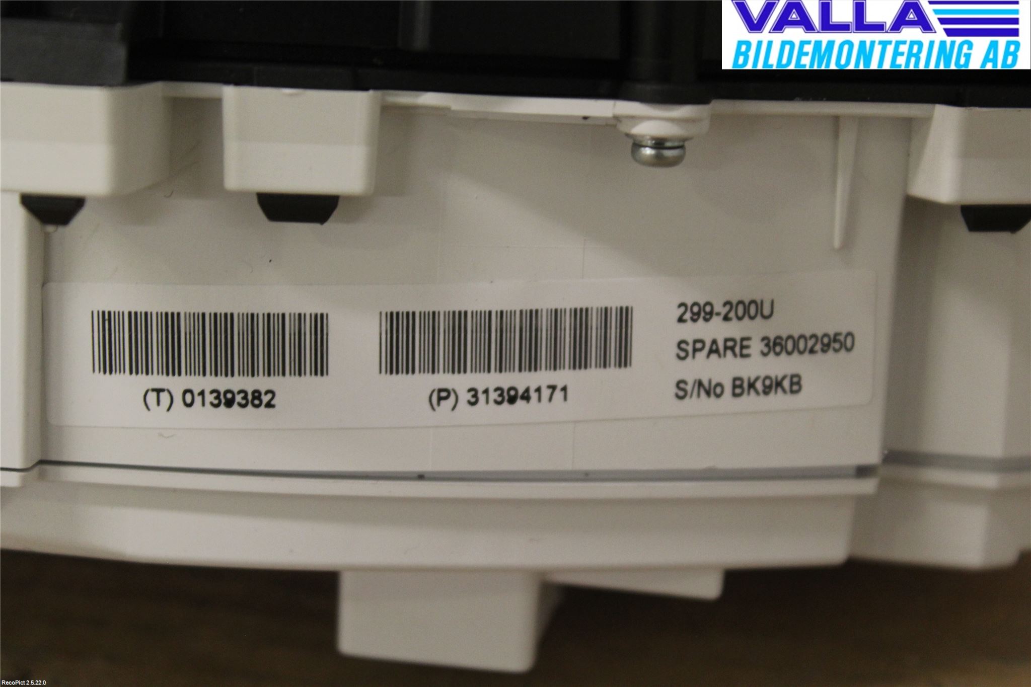 Volvo V40 12-19 Instrument Komb