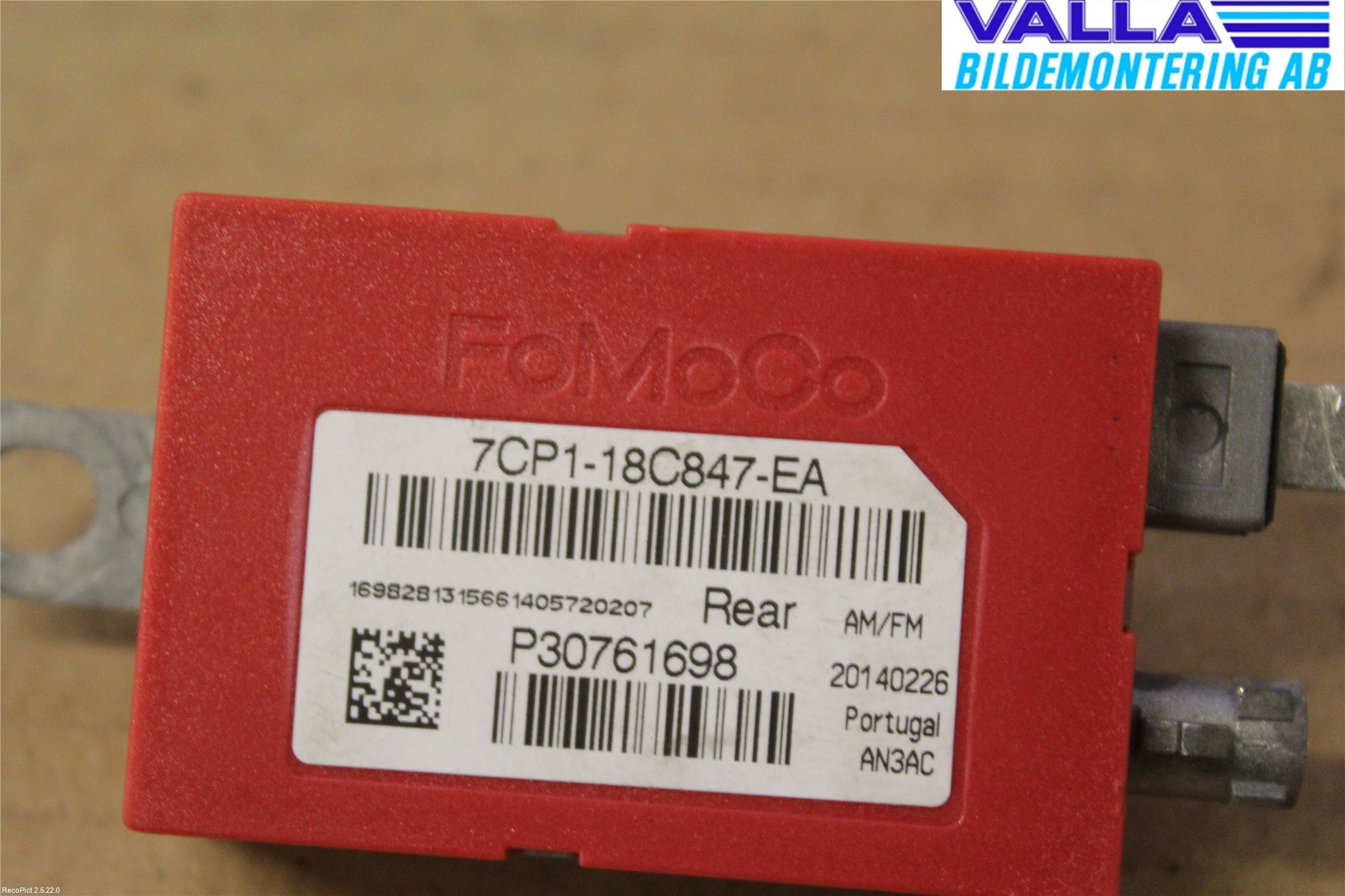 Volvo V40 12-19 Antennförstärkare