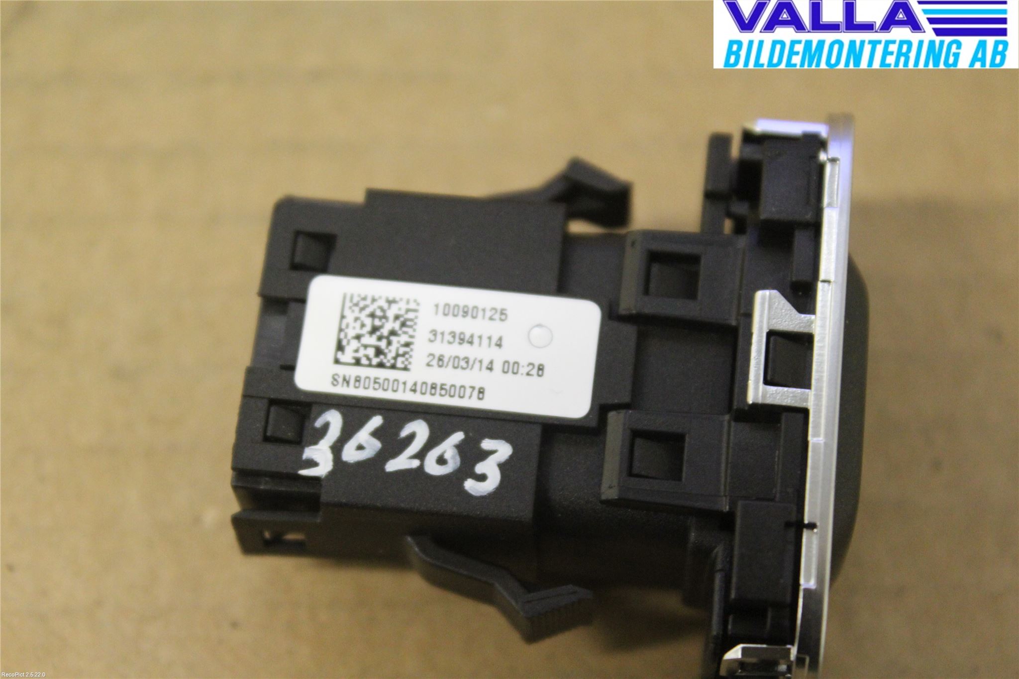 Volvo V40 12-19 Startknapp Personbil