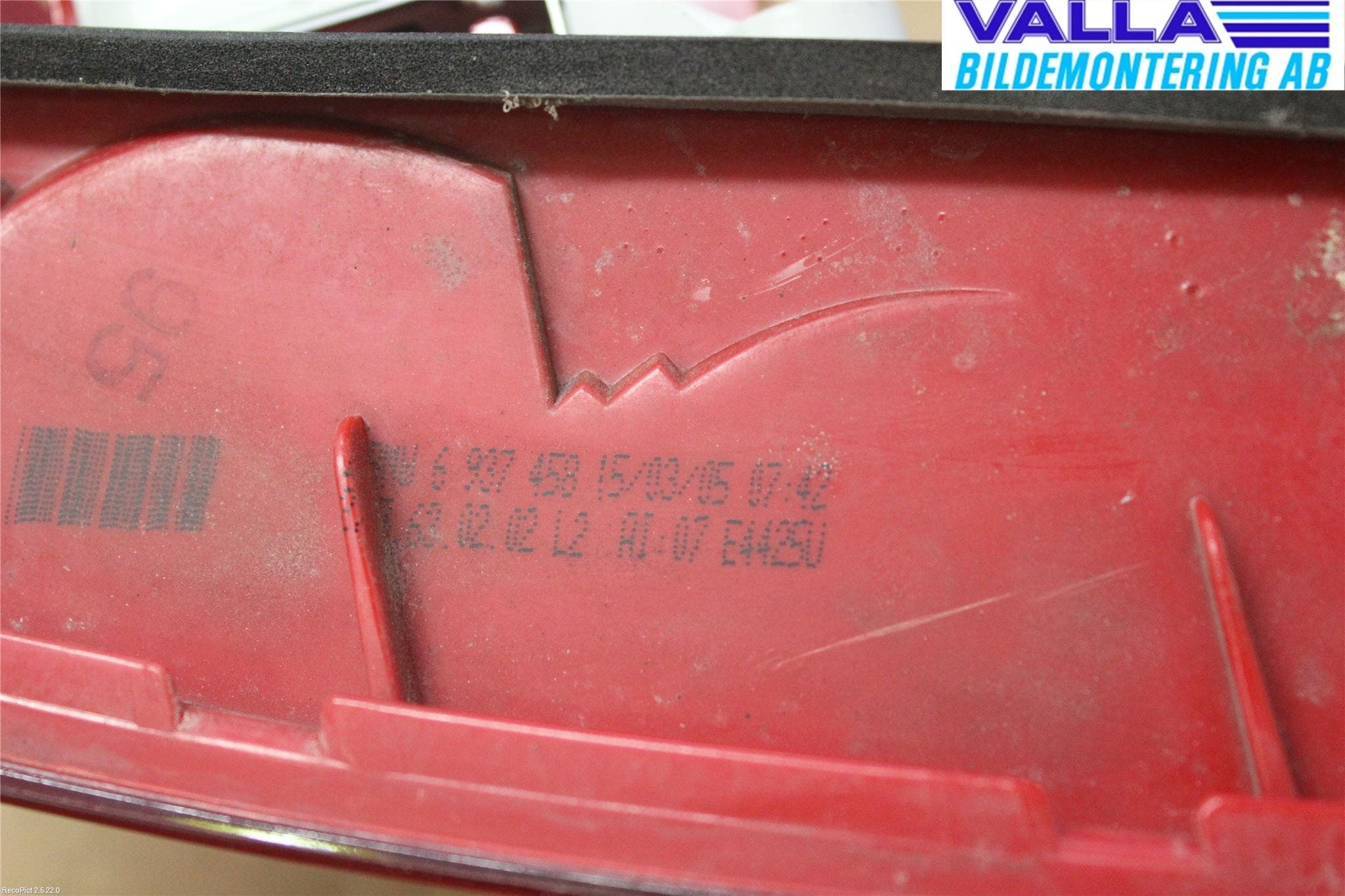 BMW 3 E90/91 SED/TOU 05-12 Bakljus Höger