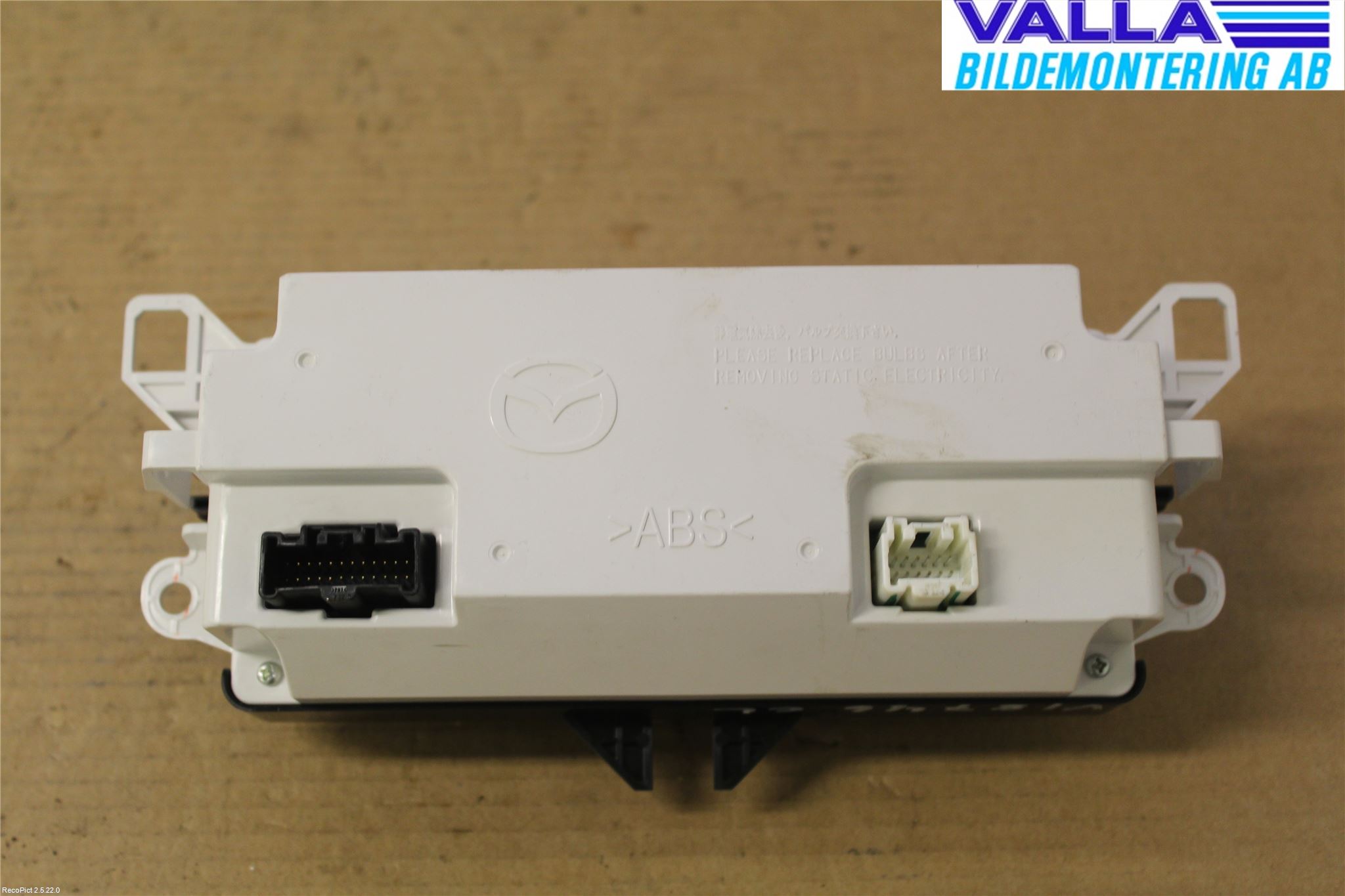 Mazda CX-7 Värmereglage