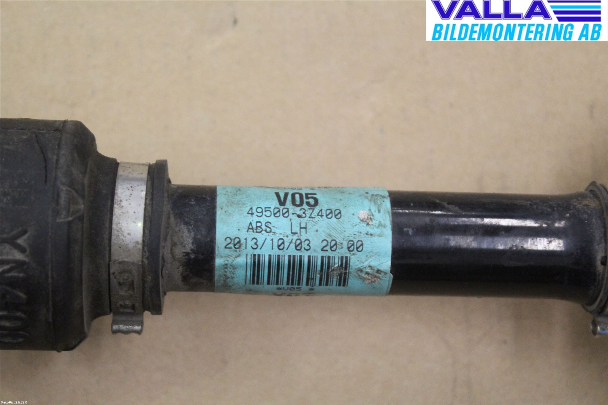 Hyundai i40 08-15 Drivaxel Fram Vänster