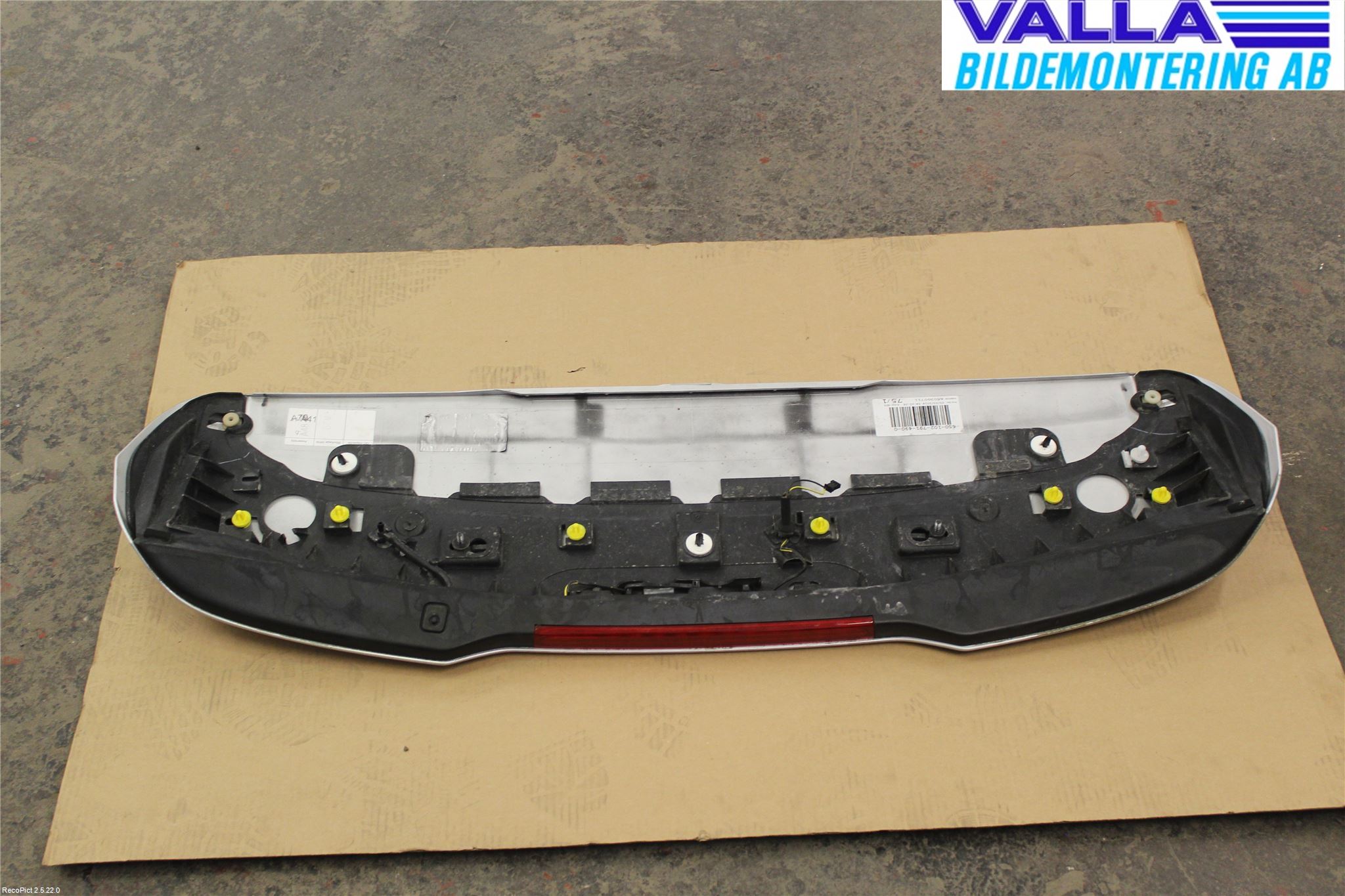 Volvo V40 12-19 Spoiler Baklucka