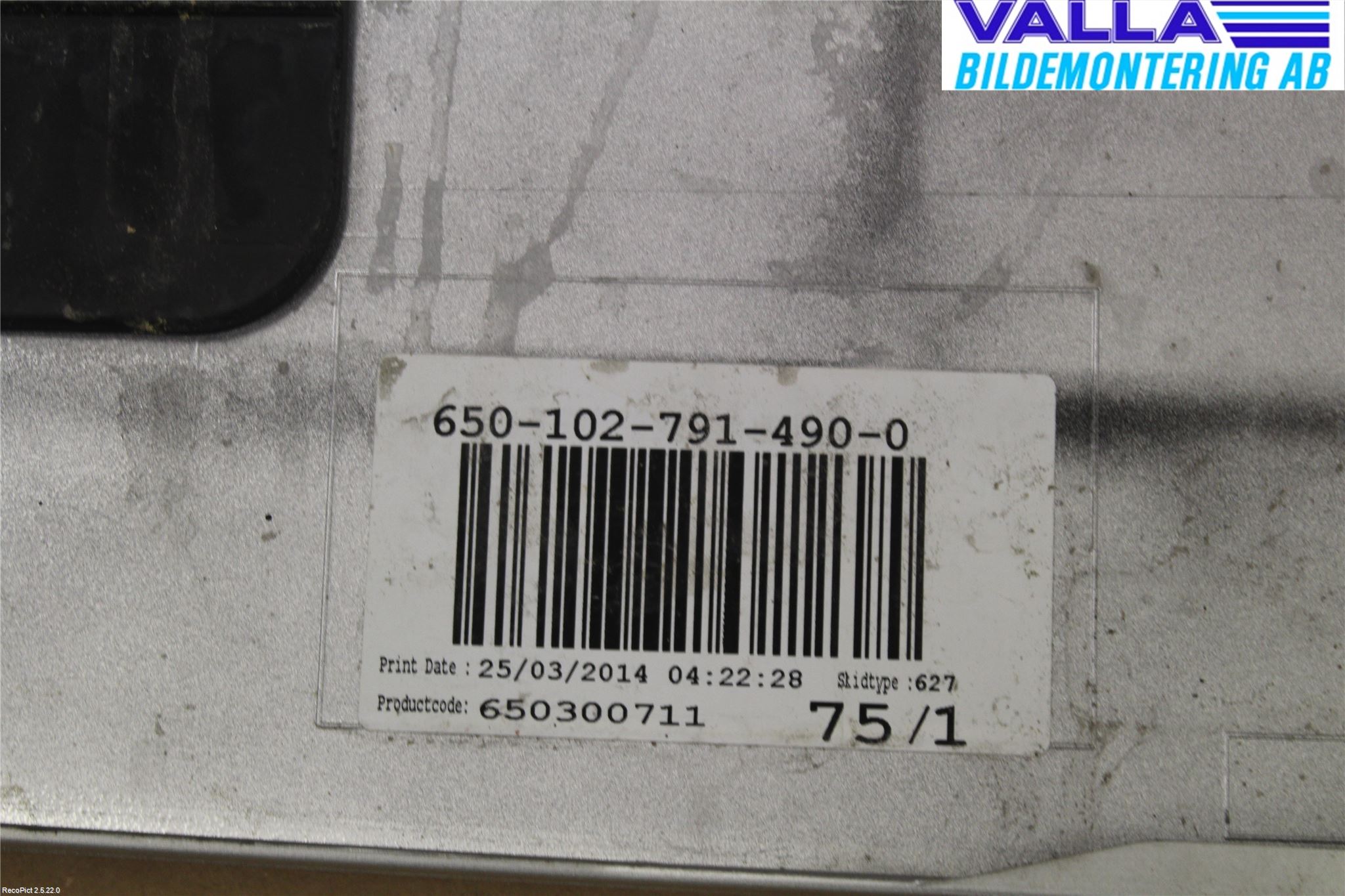 Volvo V40 12-19 Spoiler Baklucka