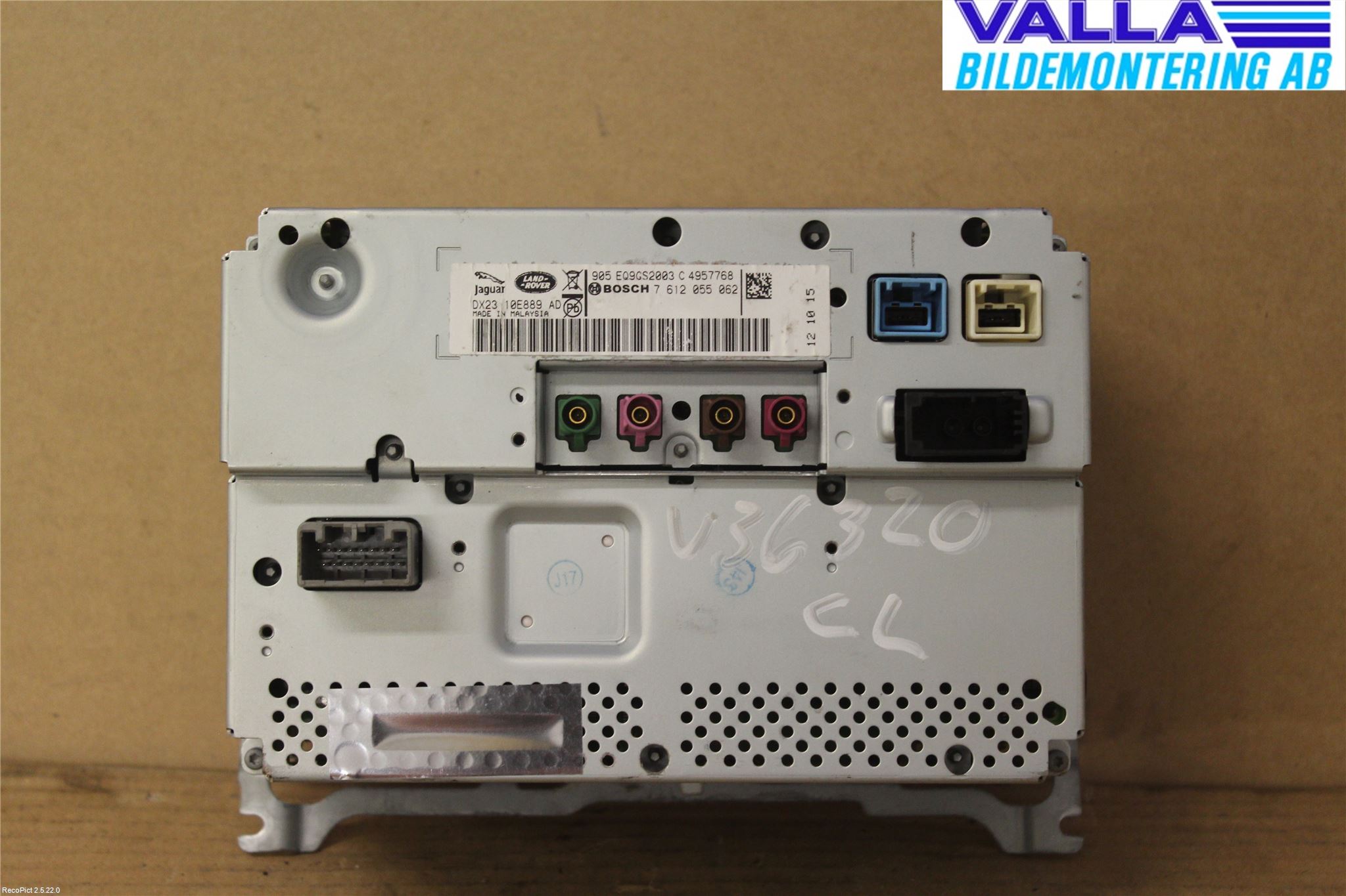 Jaguar XF 08-15 Bildskärm