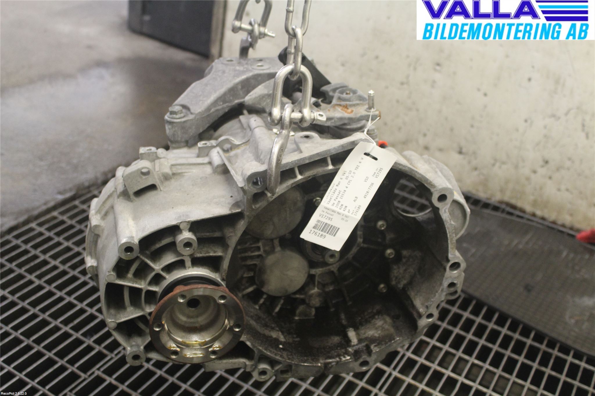 Volkswagen VW PASSAT 05-11 Växellåda Man 6 Vxl