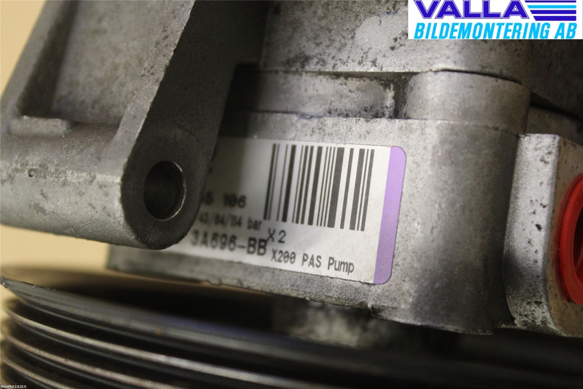 Jaguar S-TYPE Styrservopump