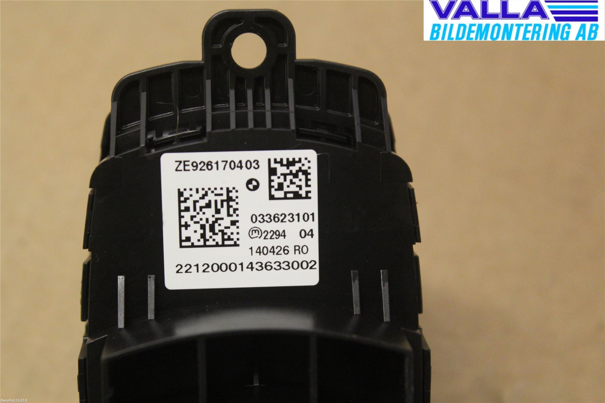 BMW 1 F20/F21 11-19 Strömställare Färddator