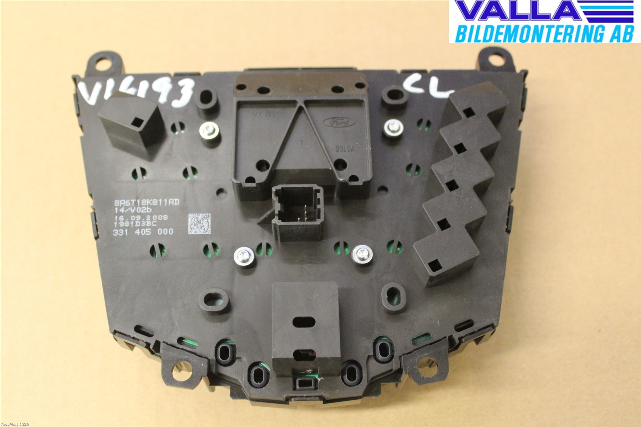 Ford FIESTA 09-12 Cd Radio - Multimediapanel