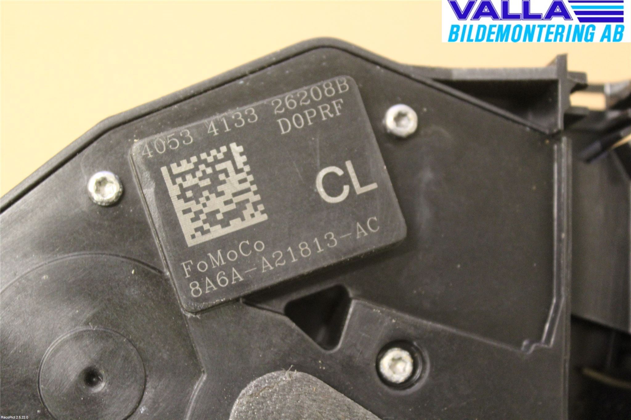 Ford FIESTA 09-12 Låskista-Dörrlås