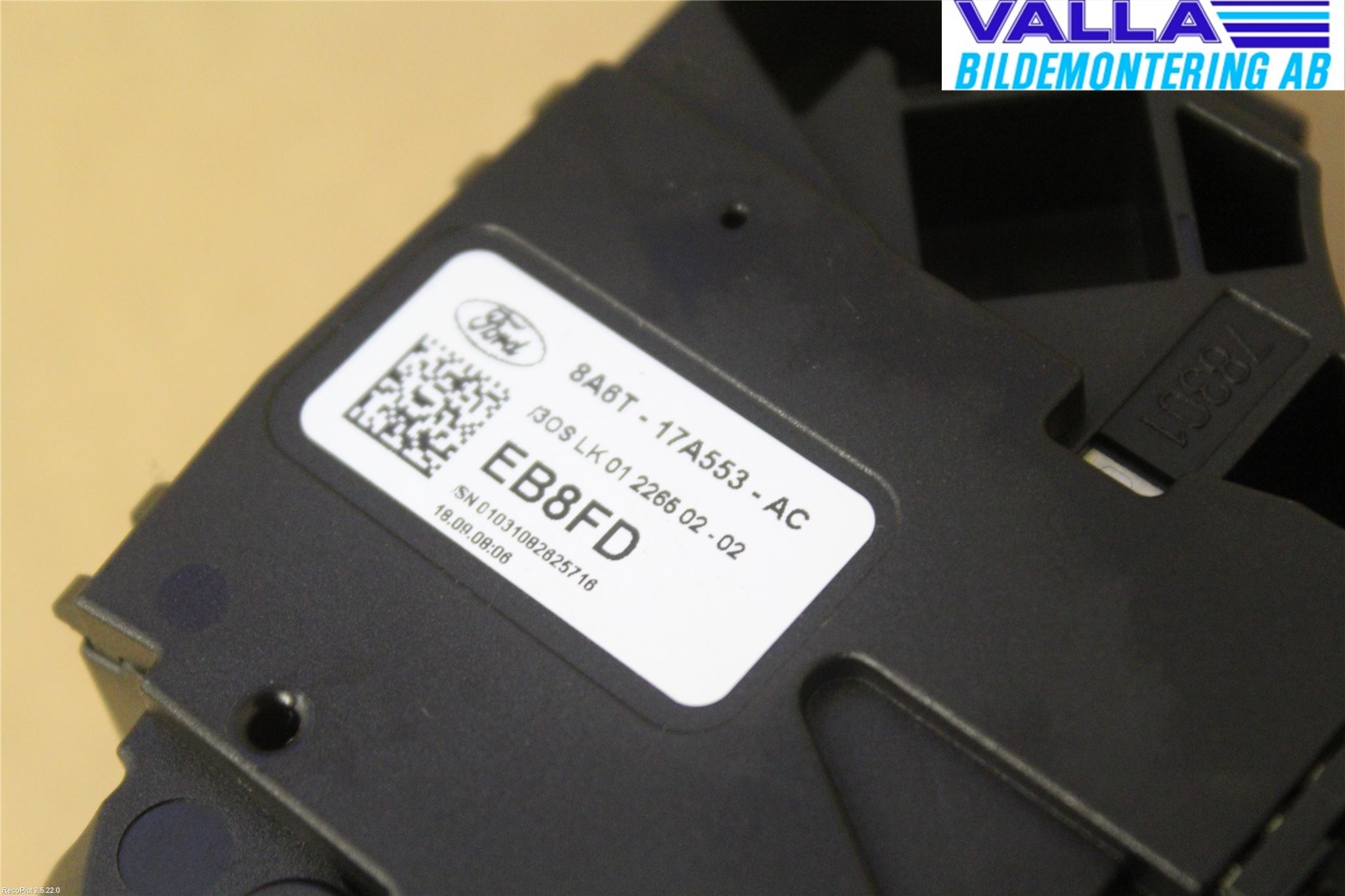 Ford FIESTA 09-12 Spak Torkar-Spolomk