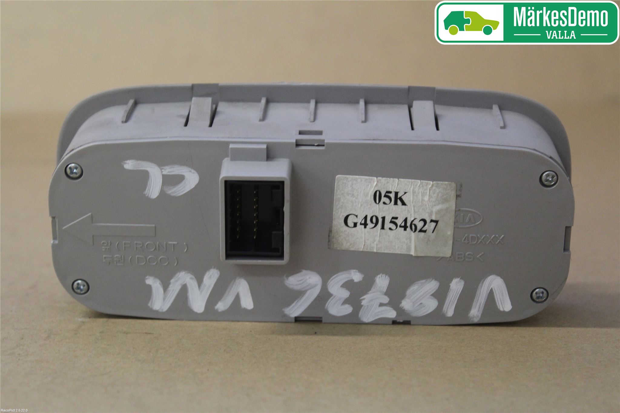 Kia CARNIVAL Värmereglage