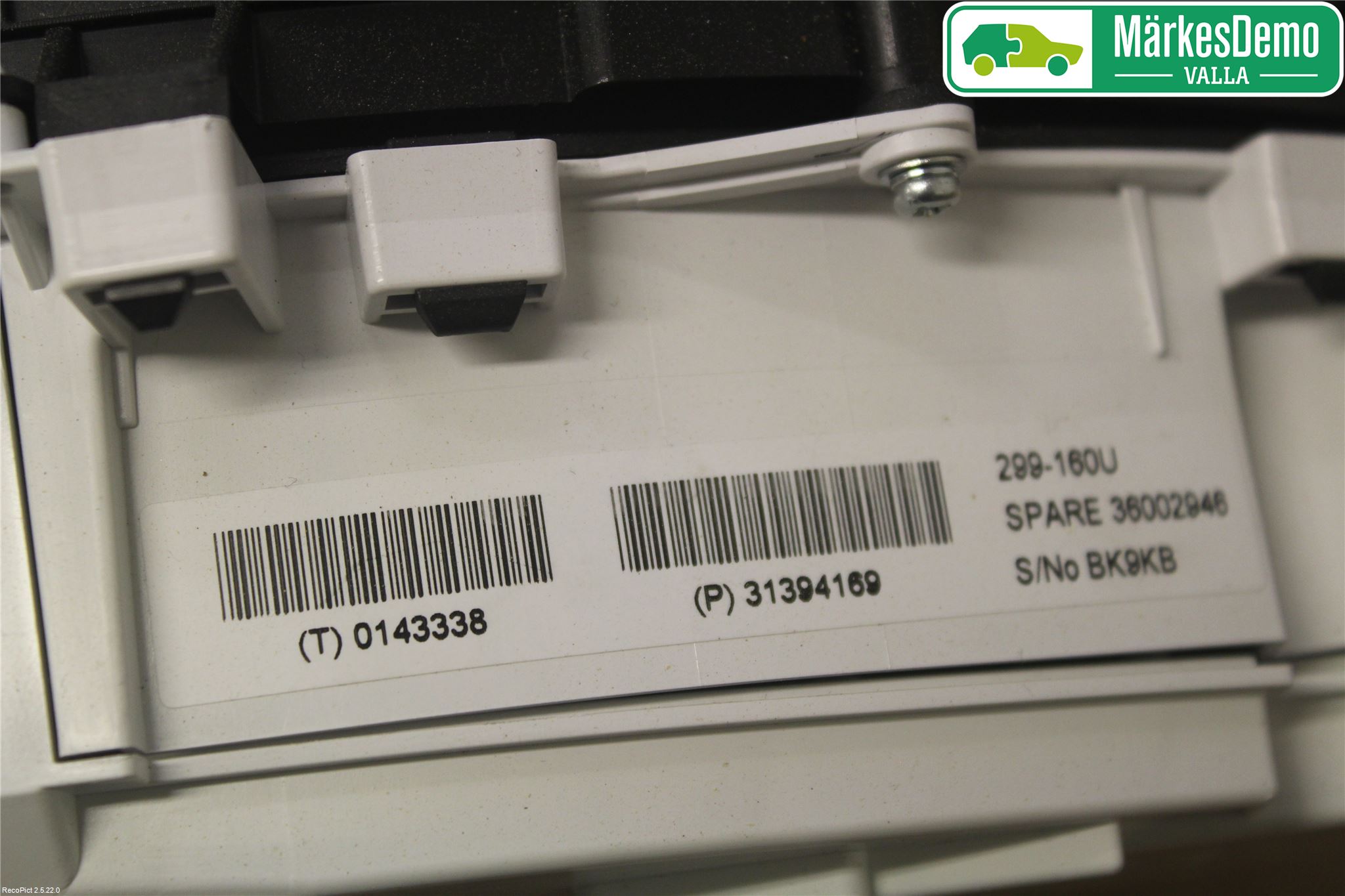 Volvo V40 12-19 Instrument Komb