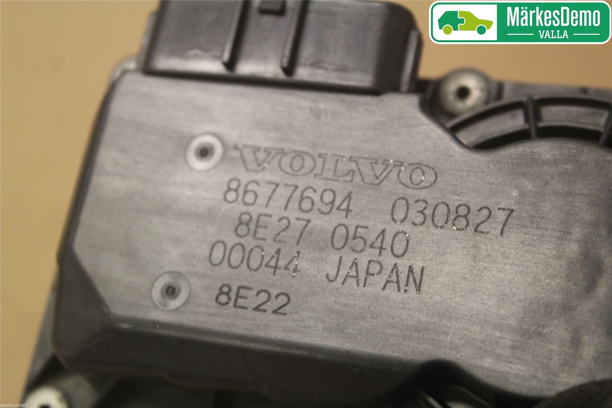 Volvo S40 04-07 Injspjällhus