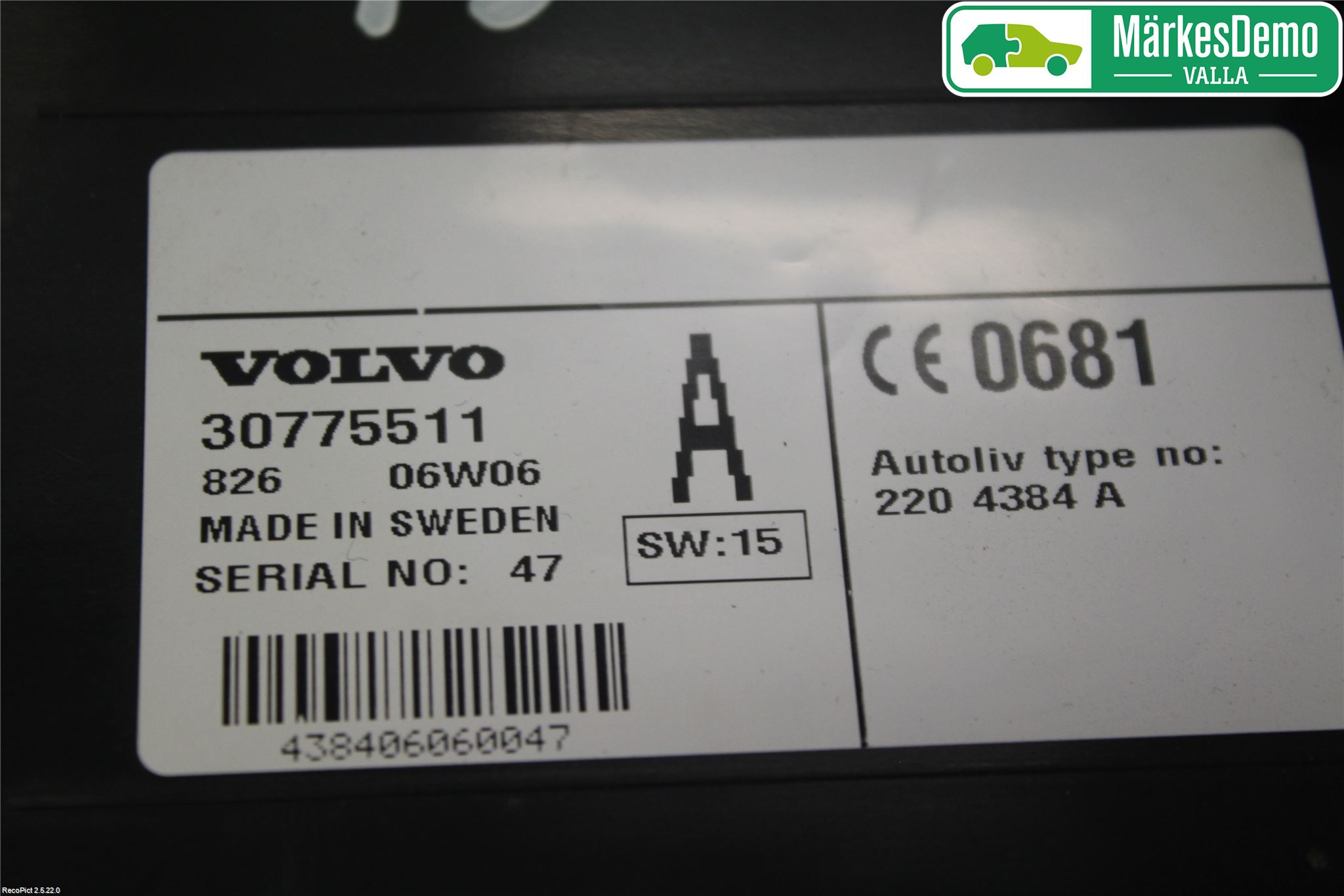 Volvo V70 05-08 Telefon