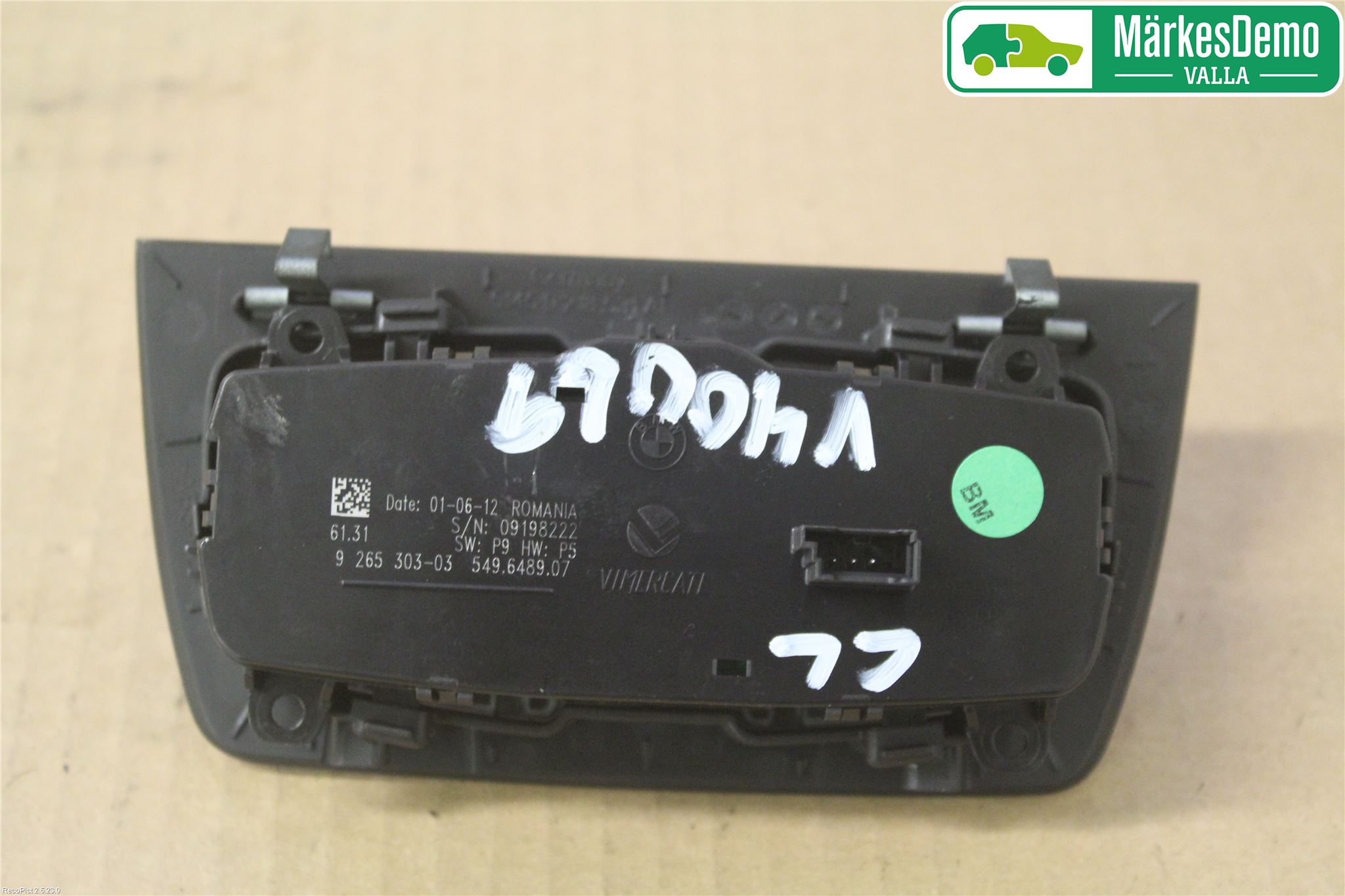 BMW 3 F30/F31/F80 12-19 Strömställare Ljus