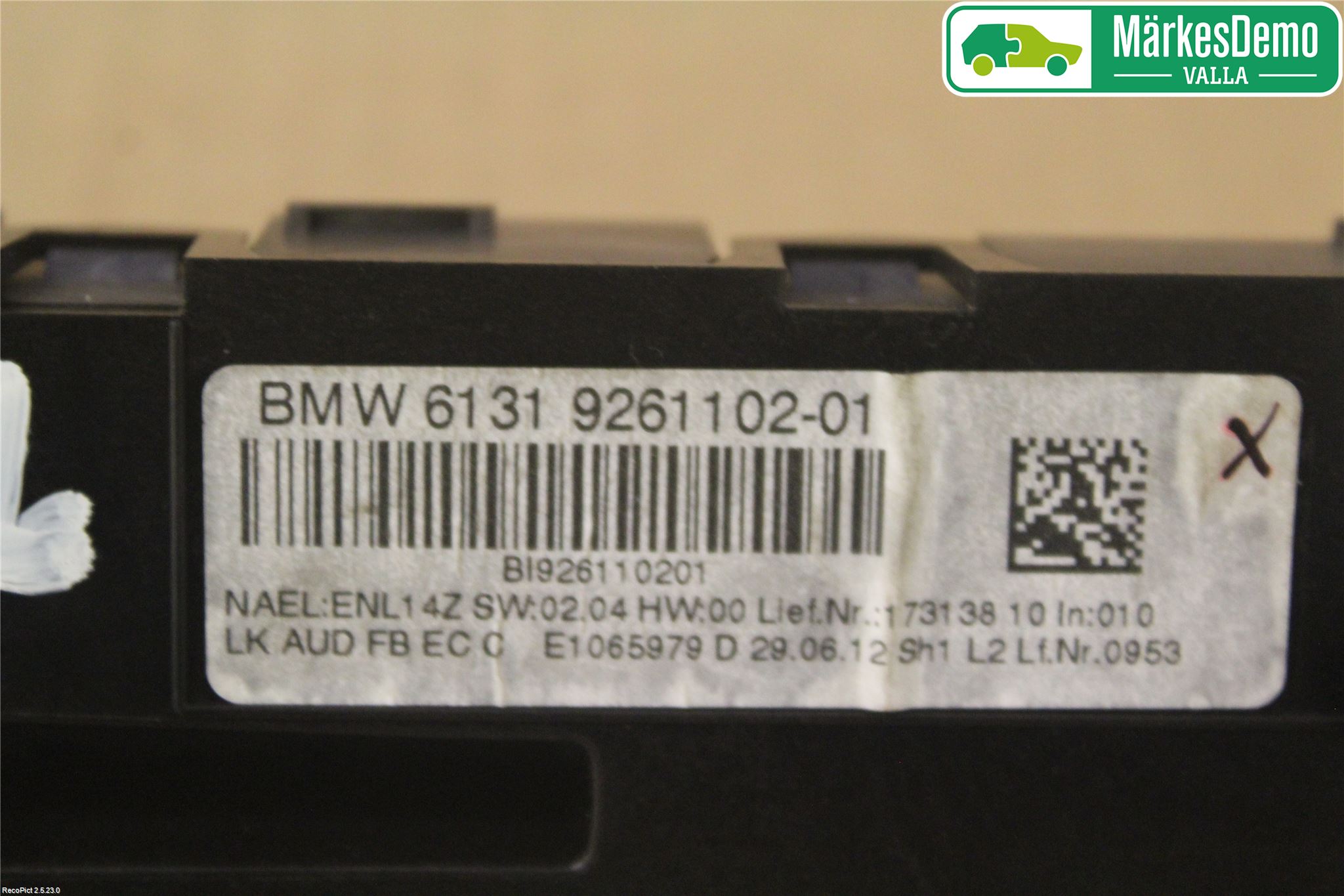 BMW 3 F30/F31/F80 12-19 Cd Radio - Multimediapanel