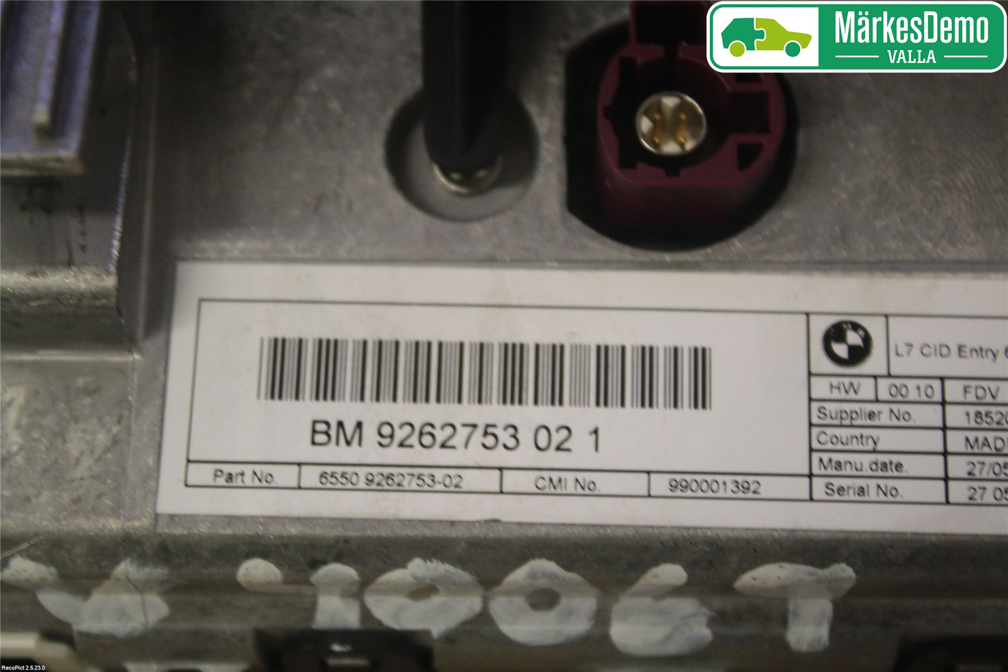 BMW 3 F30/F31/F80 12-19 Multifunktionsdisplay