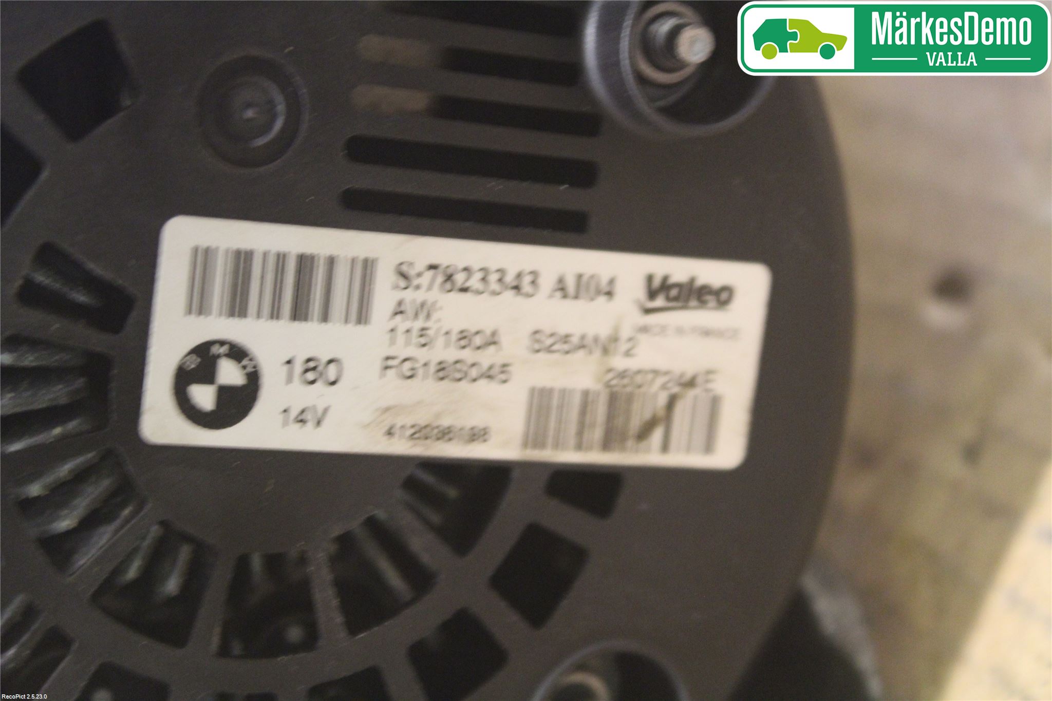BMW 3 F30/F31/F80 12-19 Generator